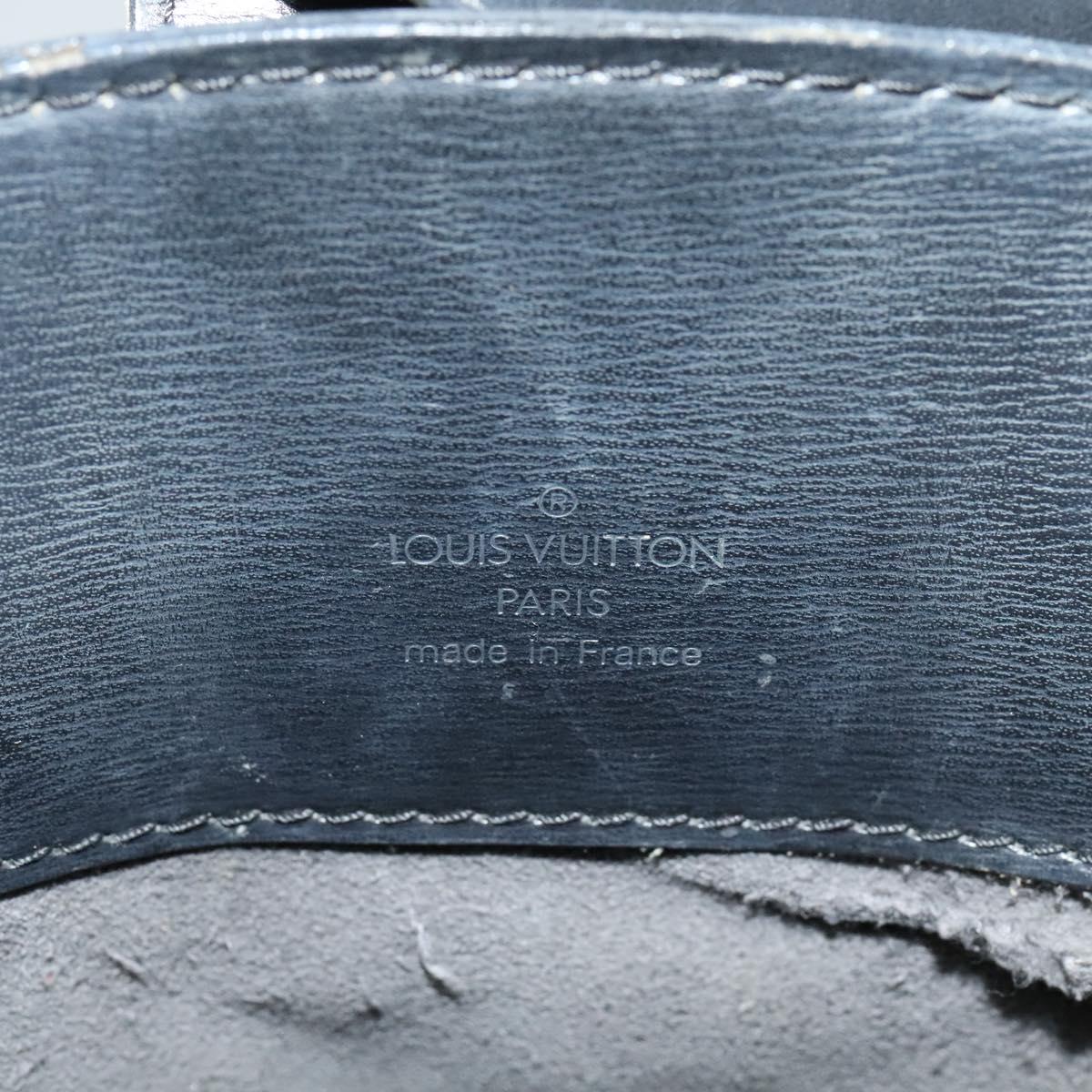LOUIS VUITTON Epi Cluny Shoulder Bag Black M52252 LV Auth 128080
