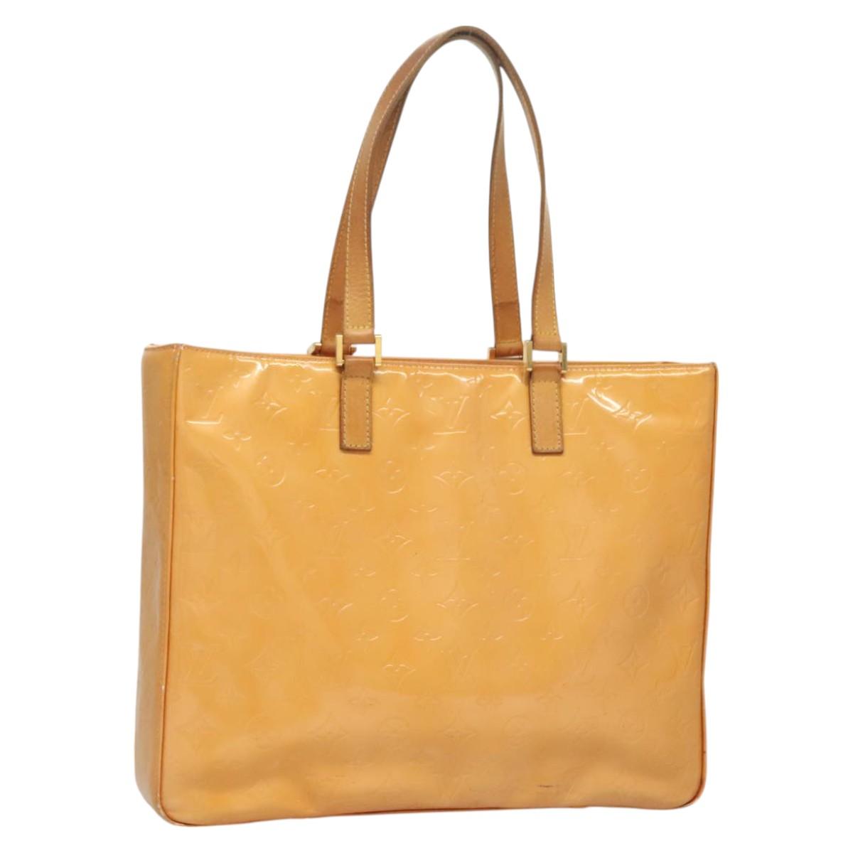 LOUIS VUITTON Monogram Vernis Columbus Bag Marshmallow Pink M91032 Auth 128089