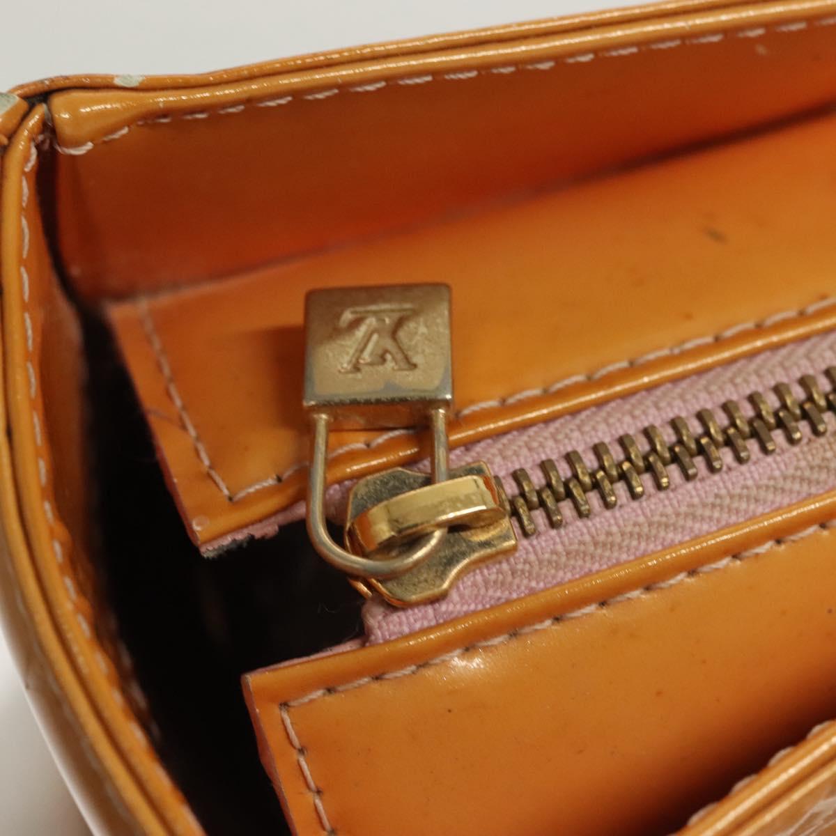 LOUIS VUITTON Monogram Vernis Columbus Bag Marshmallow Pink M91032 Auth 128089