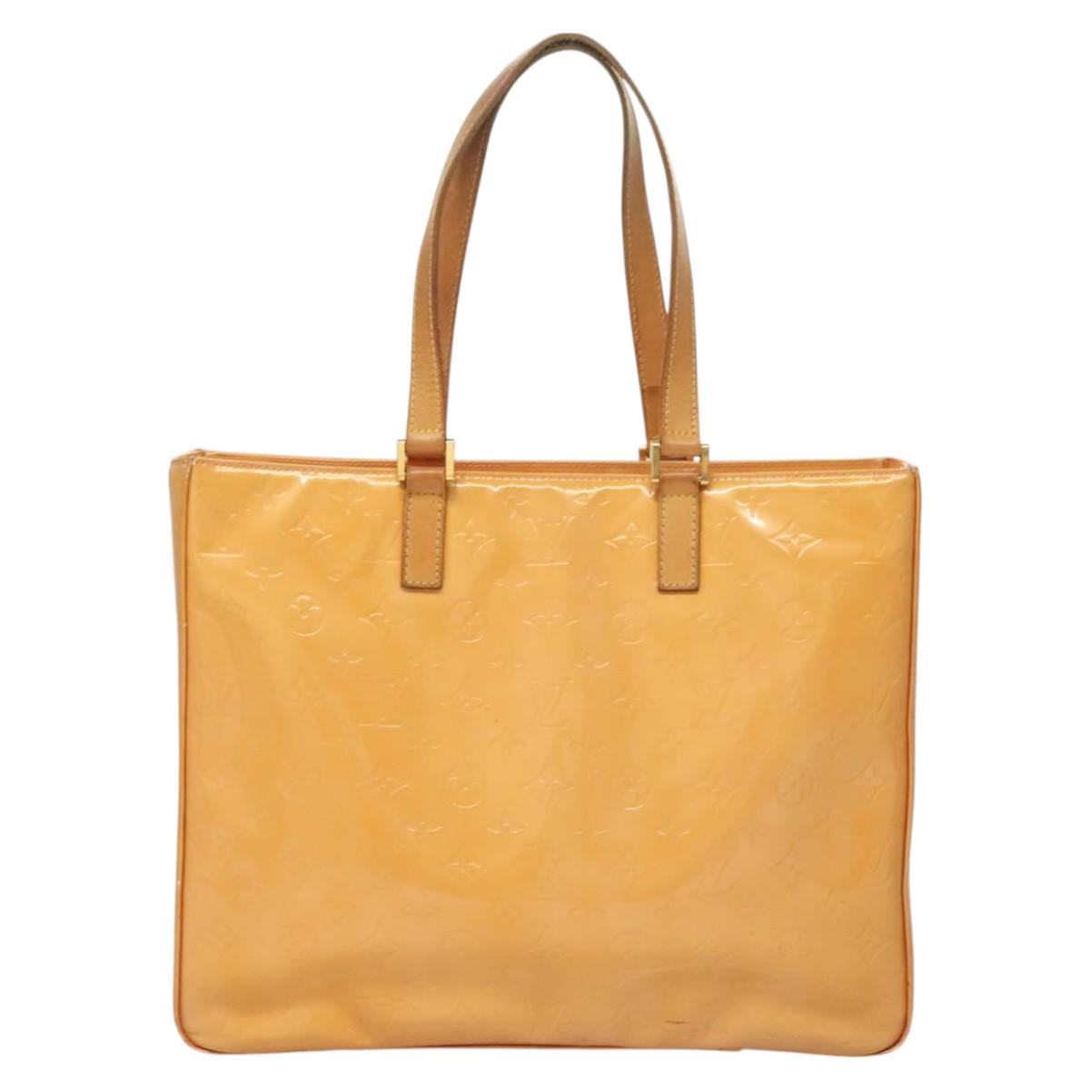 LOUIS VUITTON Monogram Vernis Columbus Bag Marshmallow Pink M91032 Auth 128089