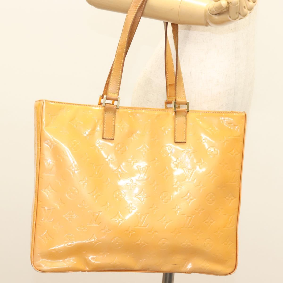 LOUIS VUITTON Monogram Vernis Columbus Bag Marshmallow Pink M91032 Auth 128089