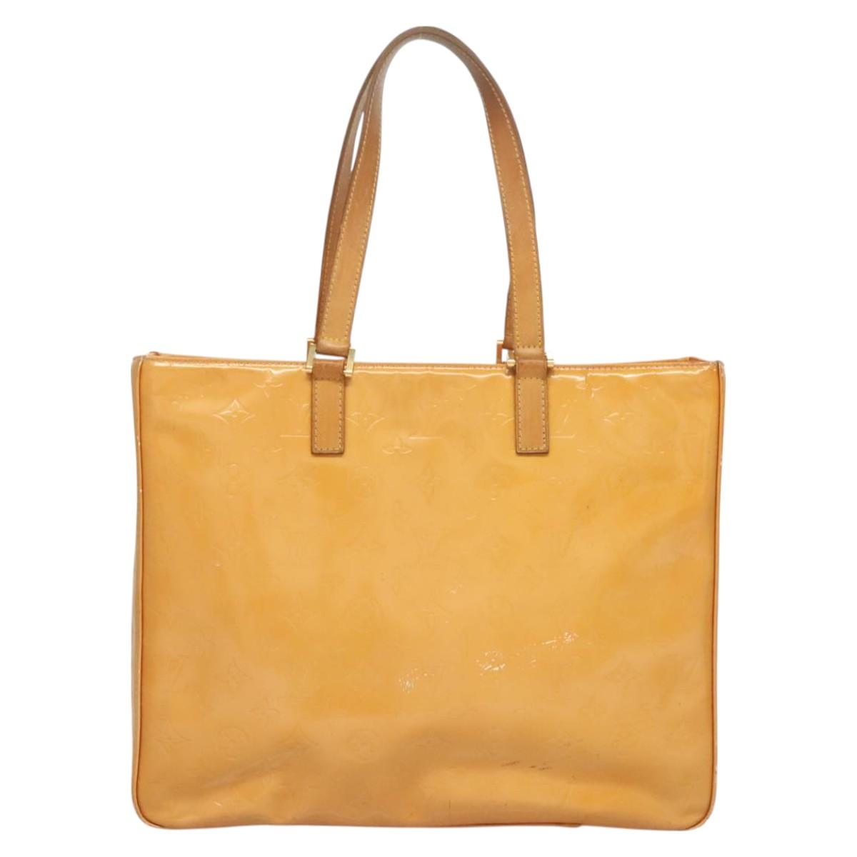 LOUIS VUITTON Monogram Vernis Columbus Bag Marshmallow Pink M91032 Auth 128089