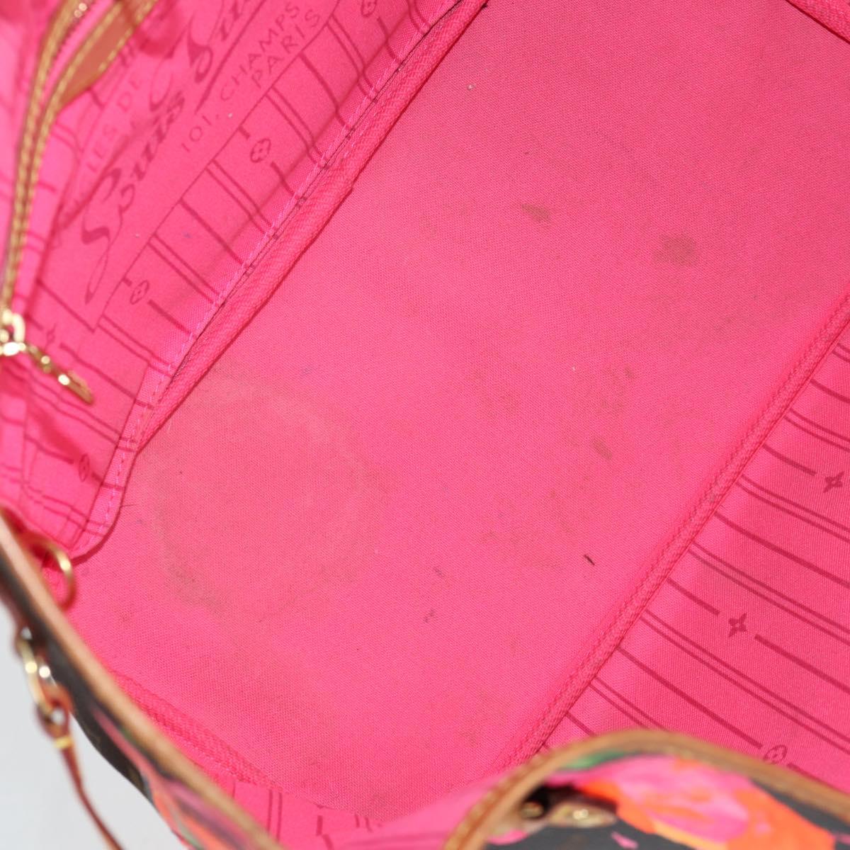 LOUIS VUITTON Monogram Rose Neverfull MM Tote Bag M48613 LV Auth 128091V