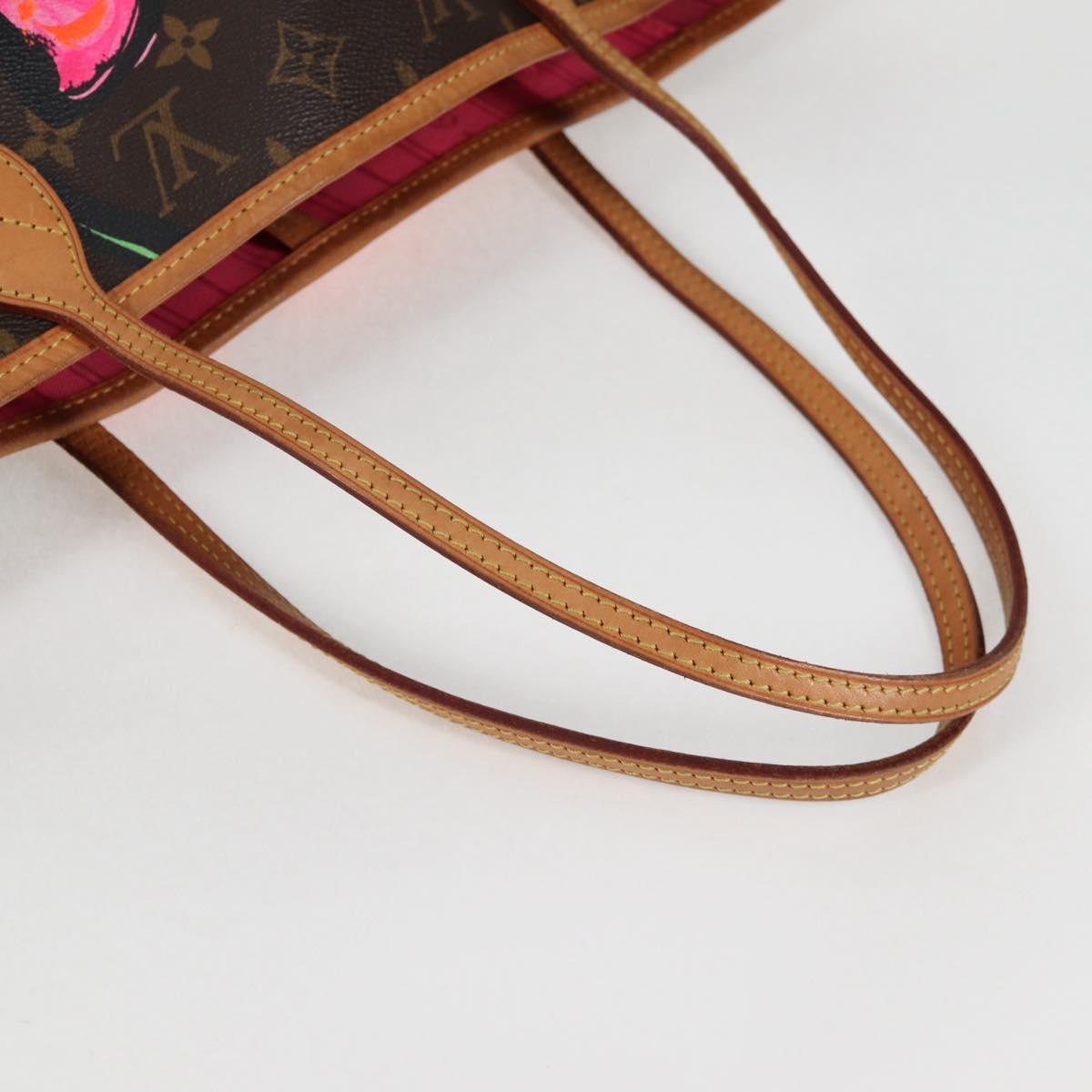 LOUIS VUITTON Monogram Rose Neverfull MM Tote Bag M48613 LV Auth 128091V