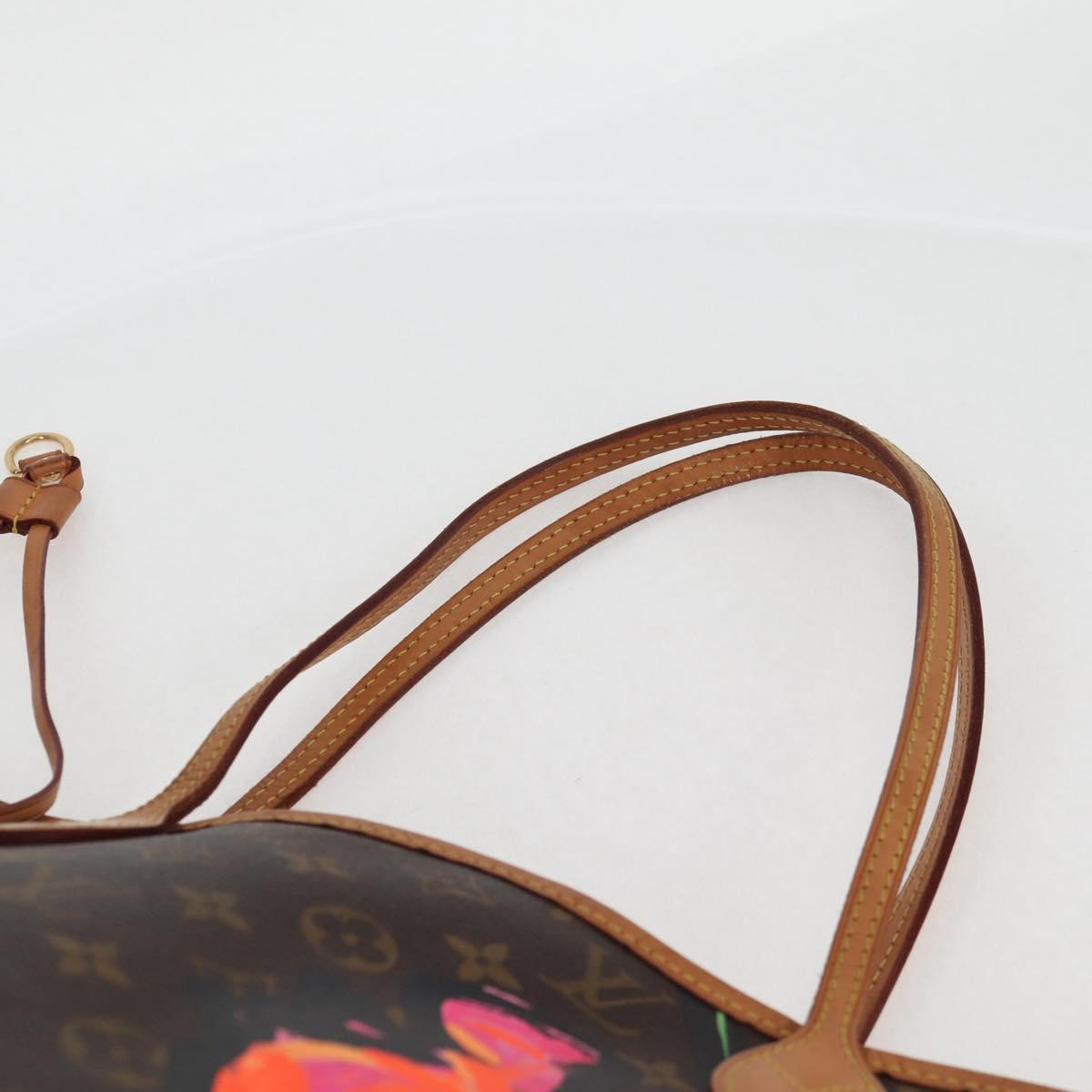 LOUIS VUITTON Monogram Rose Neverfull MM Tote Bag M48613 LV Auth 128091V