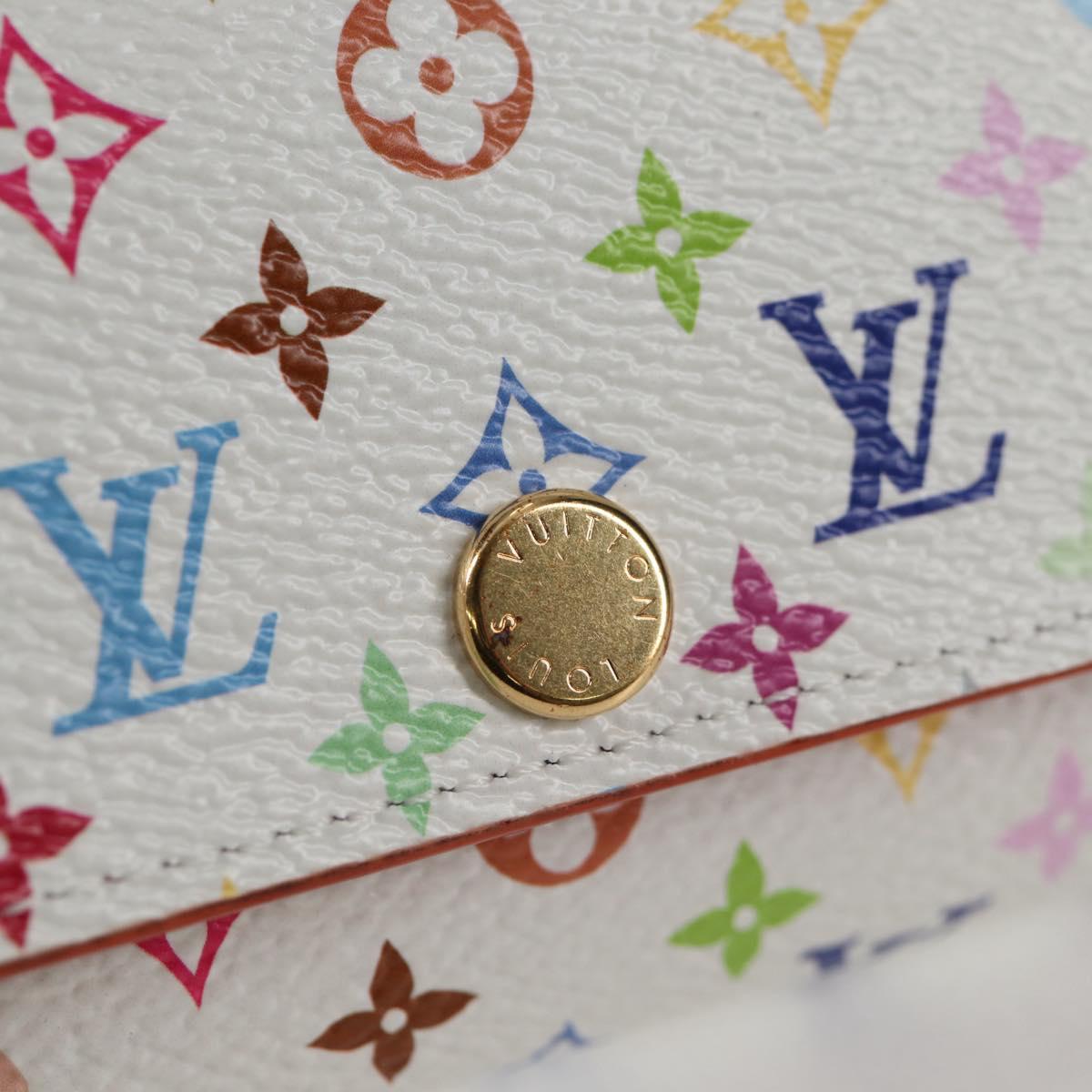 LOUIS VUITTON Multicolor LV x TM Multicles6 Key Case White M14092 Auth 128097SM