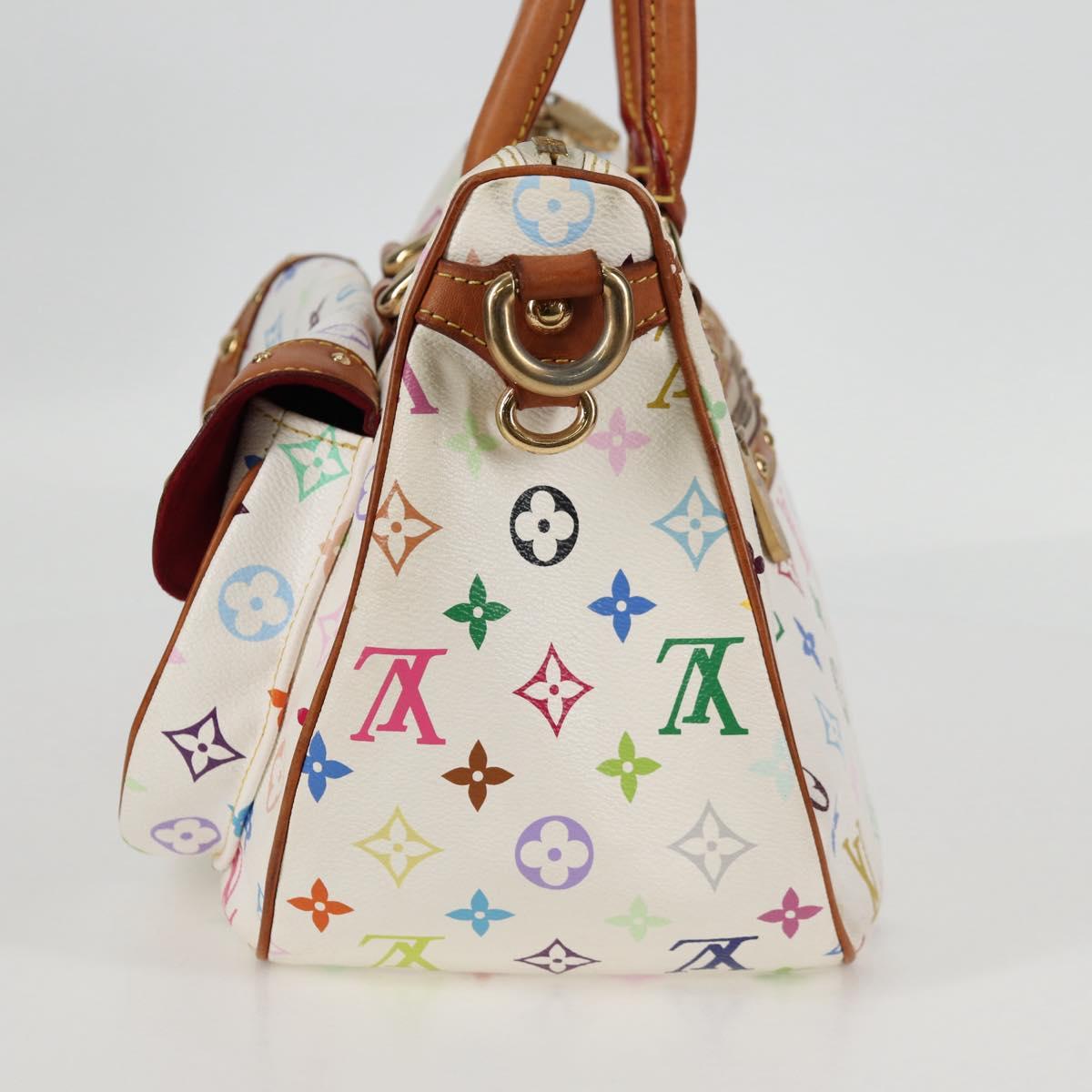 LOUIS VUITTON Monogram Multicolor Rita Bag 2way White M40125 LV Auth 128116V
