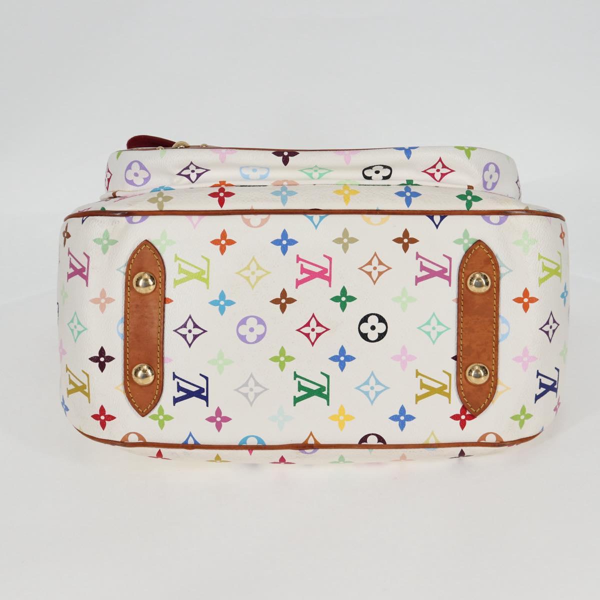 LOUIS VUITTON Monogram Multicolor Rita Bag 2way White M40125 LV Auth 128116V