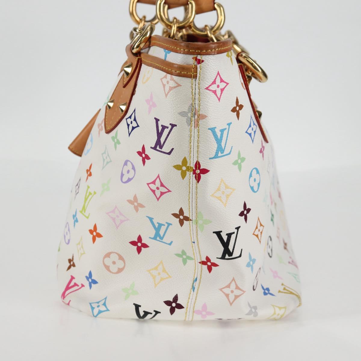 LOUIS VUITTON Monogram Multicolor Annie GM Tote Bag White M40303 LV Auth 128117V