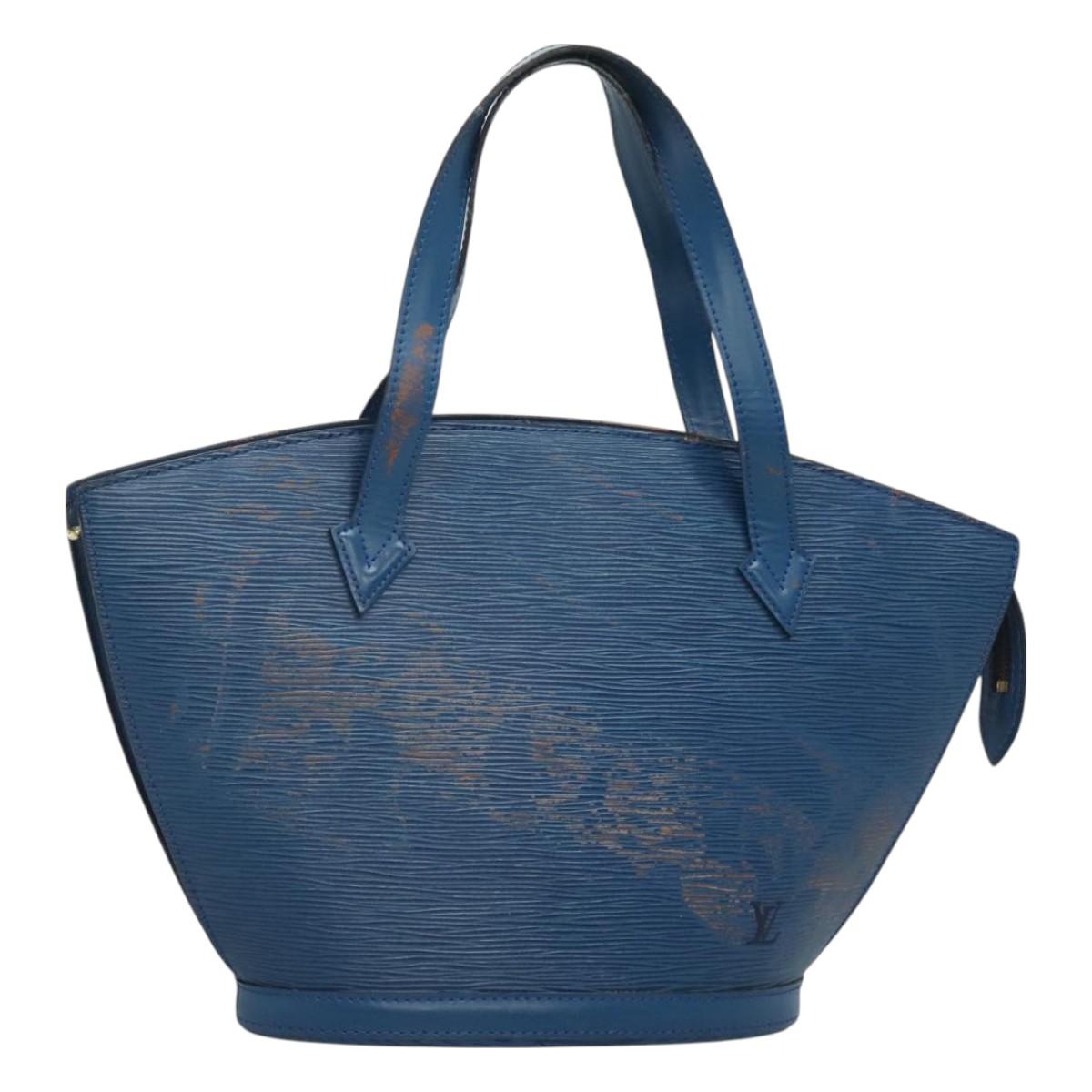 LOUIS VUITTON Epi Saint Jacques Shoulder Bag Blue M52275 LV Auth 128130