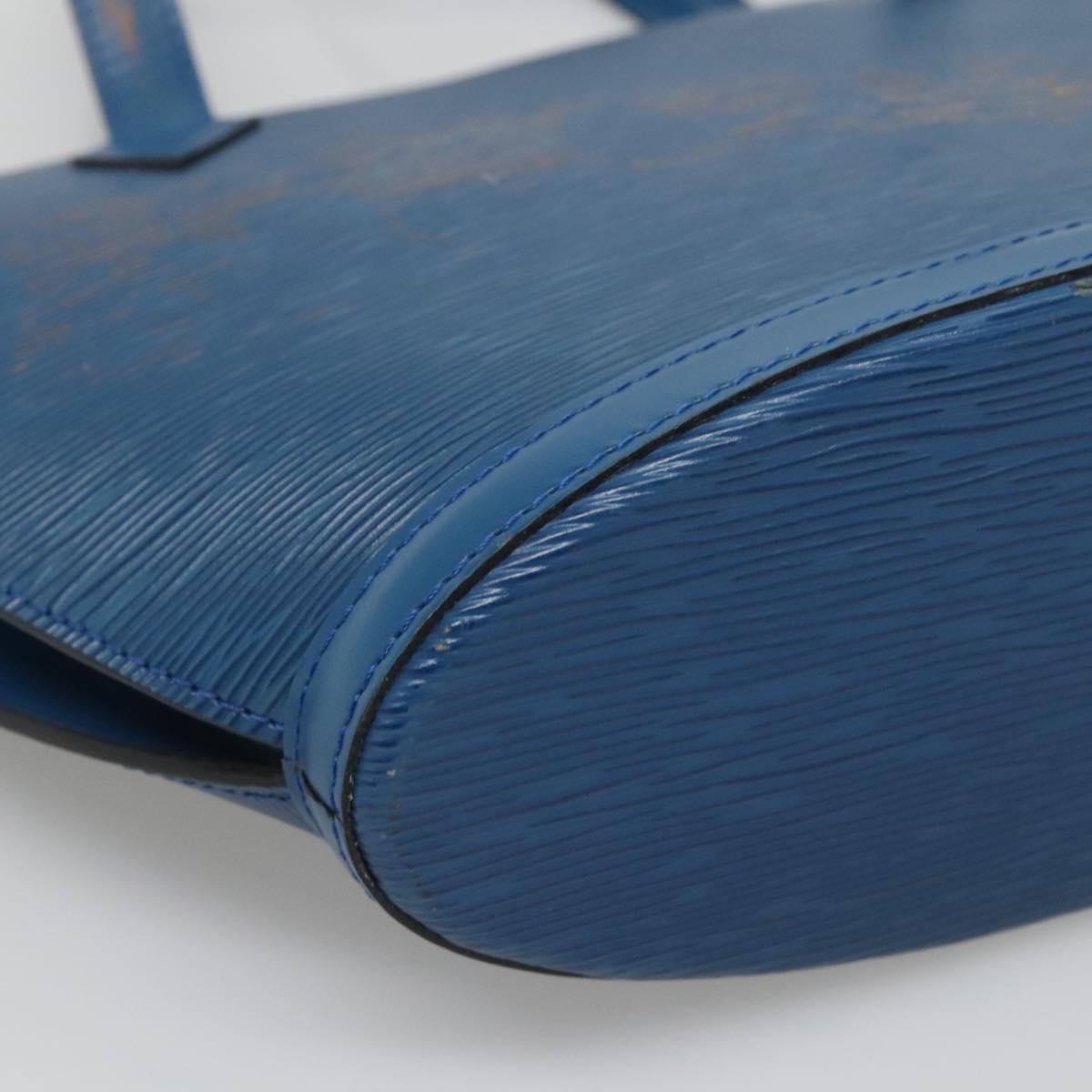 LOUIS VUITTON Epi Saint Jacques Shoulder Bag Blue M52275 LV Auth 128130