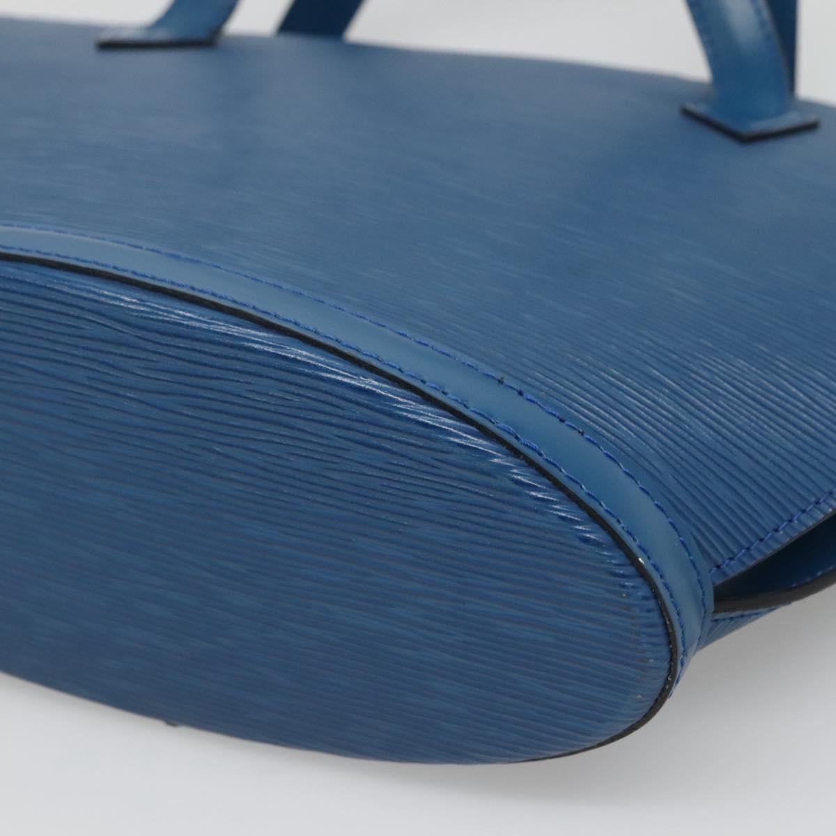 LOUIS VUITTON Epi Saint Jacques Shoulder Bag Blue M52275 LV Auth 128130
