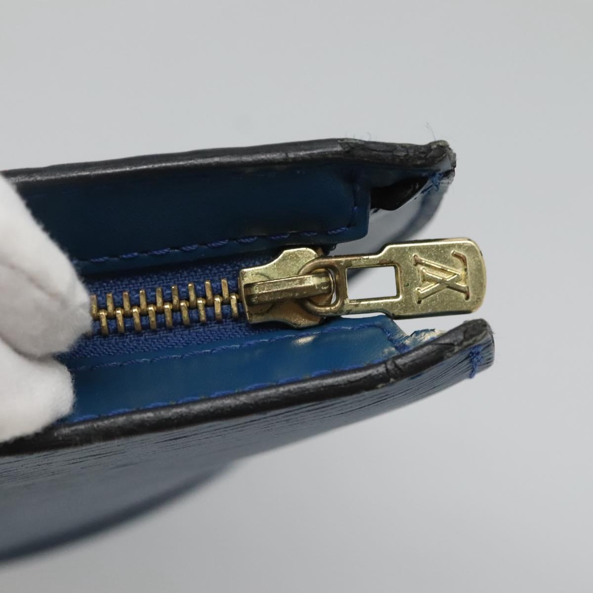 LOUIS VUITTON Epi Saint Jacques Shoulder Bag Blue M52275 LV Auth 128130