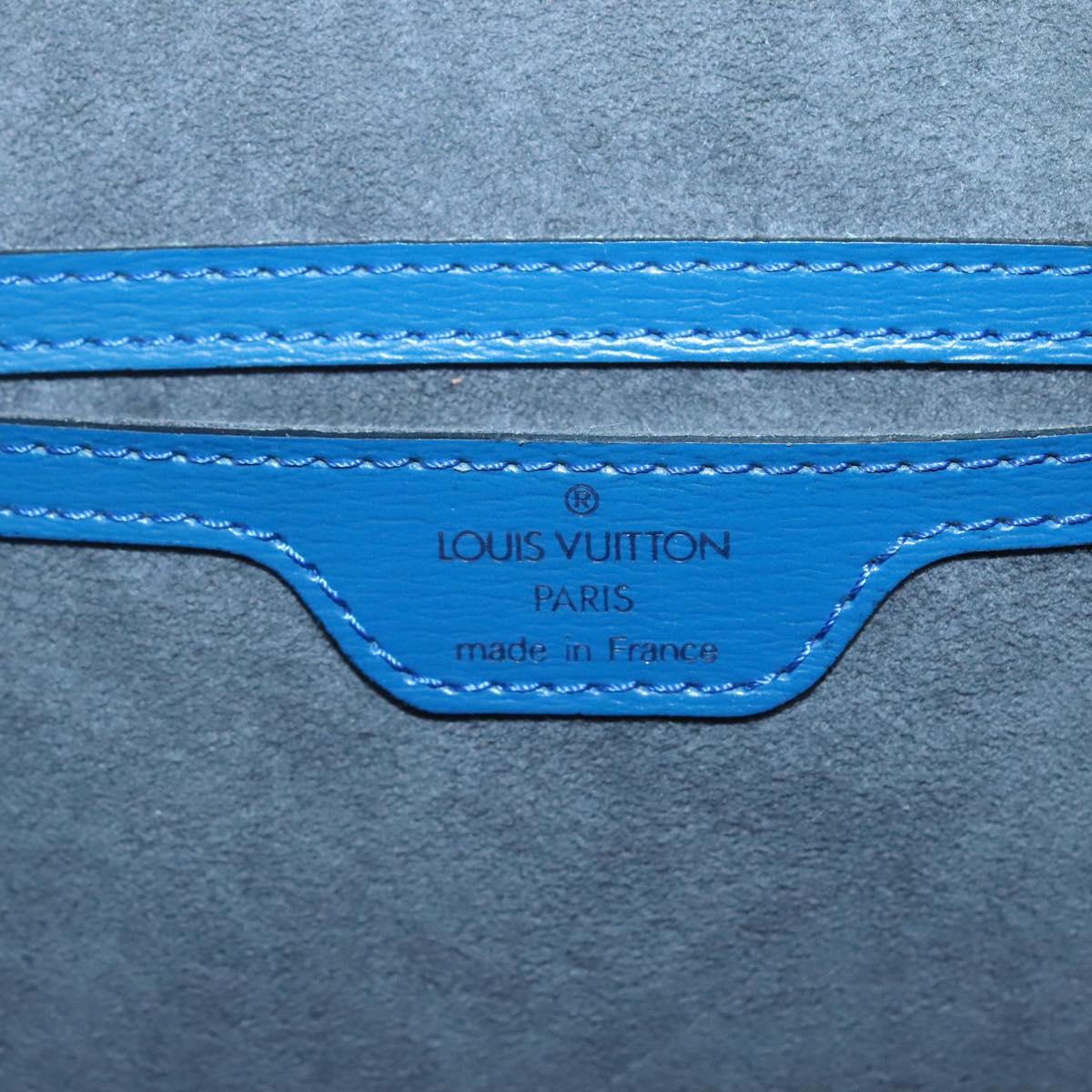 LOUIS VUITTON Epi Saint Jacques Shoulder Bag Blue M52275 LV Auth 128130