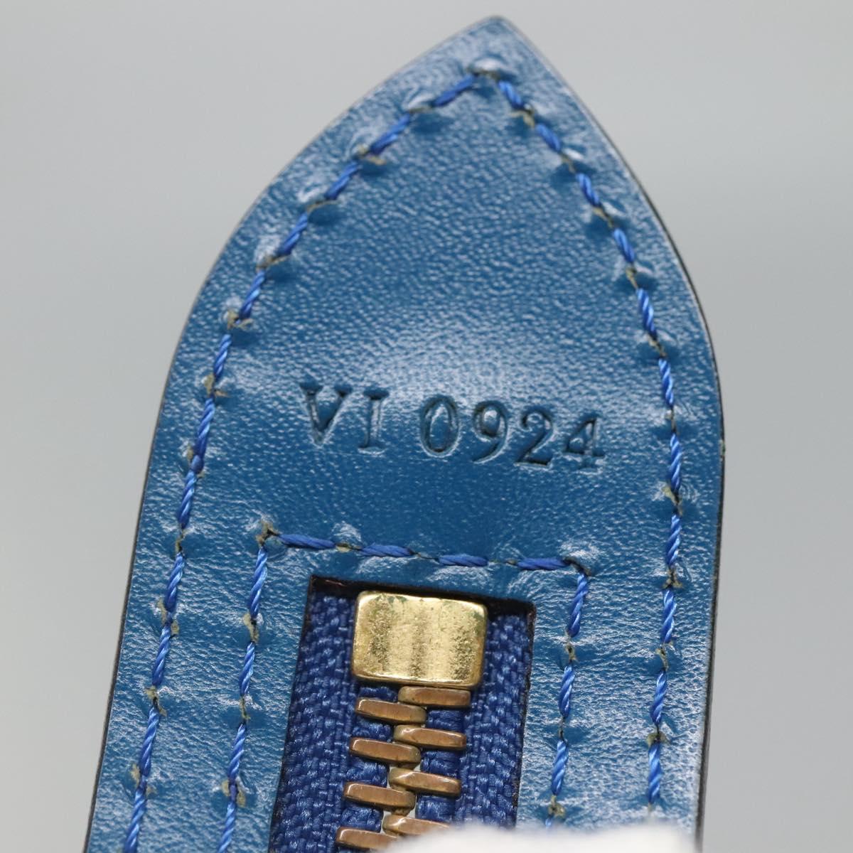 LOUIS VUITTON Epi Saint Jacques Shoulder Bag Blue M52275 LV Auth 128130