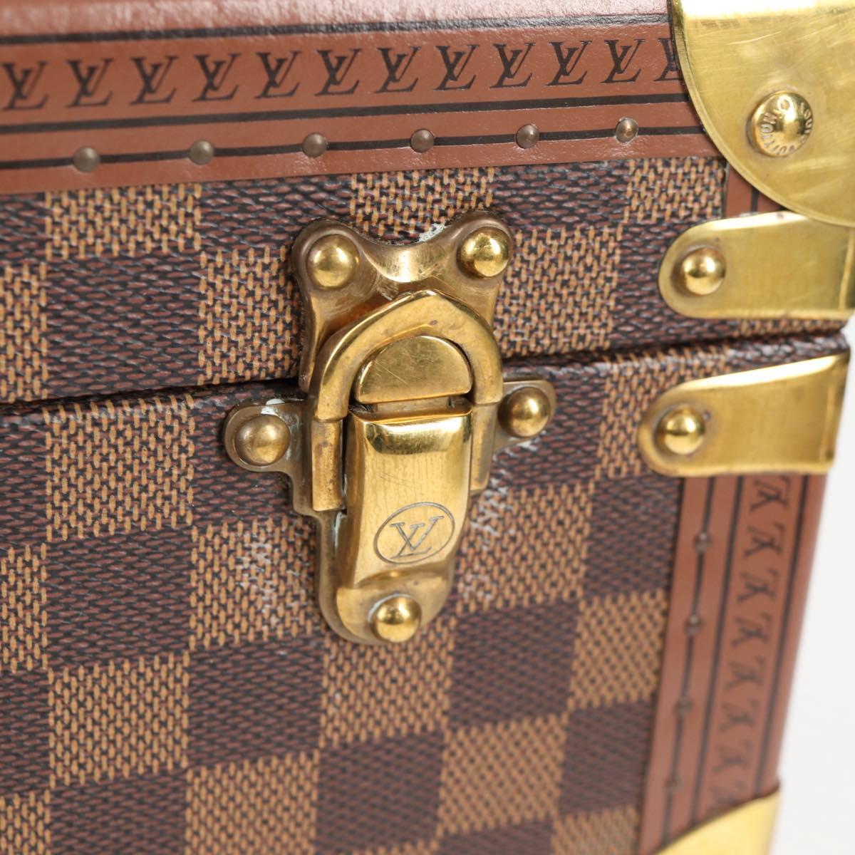 LOUIS VUITTON Damier Ebene Cotoville 45 Trunk N21341 LV Auth 128144V