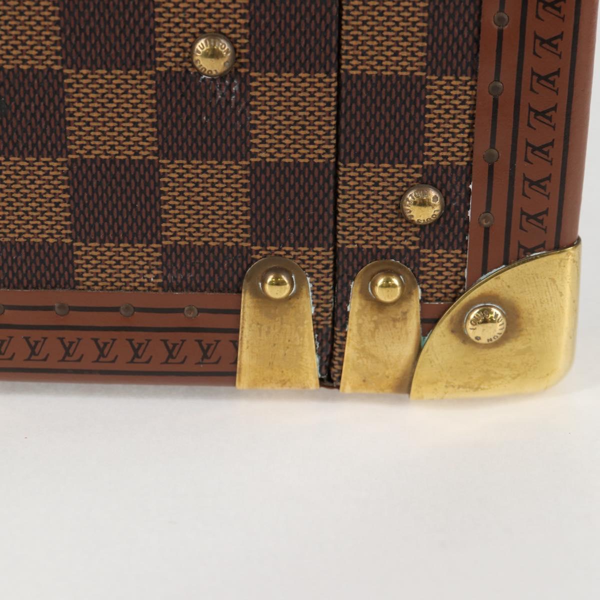 LOUIS VUITTON Damier Ebene Cotoville 45 Trunk N21341 LV Auth 128144V