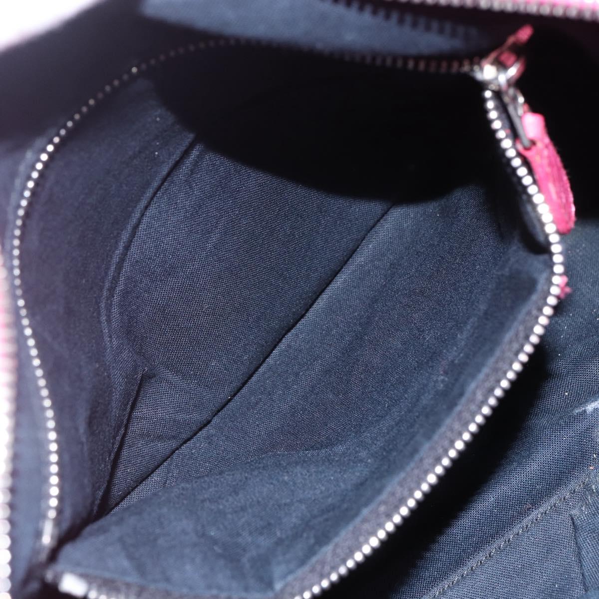 BALENCIAGA City Hand Bag Leather 2way Pink Silver 240578 Auth 128166