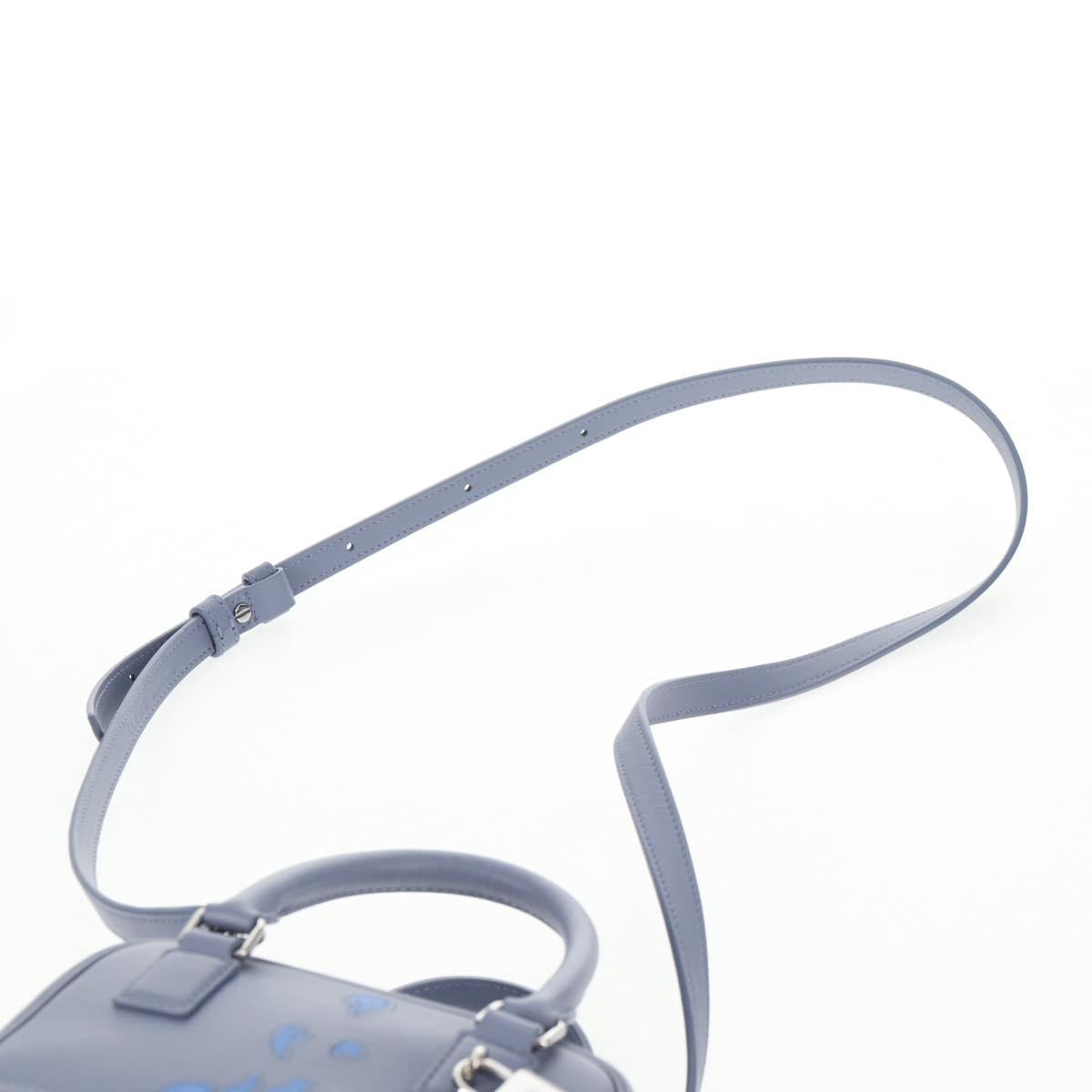 LOEWE Ghibli Howl's Moving Castle Amazona 16 Bag Leather 2way Blue Auth 128182M