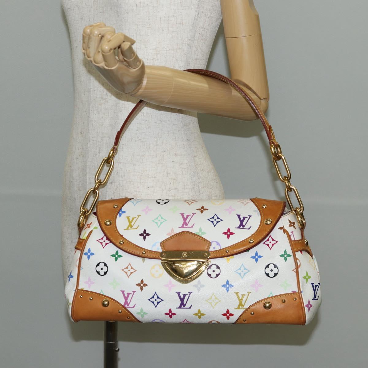 LOUIS VUITTON Monogram Multicolor Beverly MM Shoulder Bag M40203 Auth 128187A