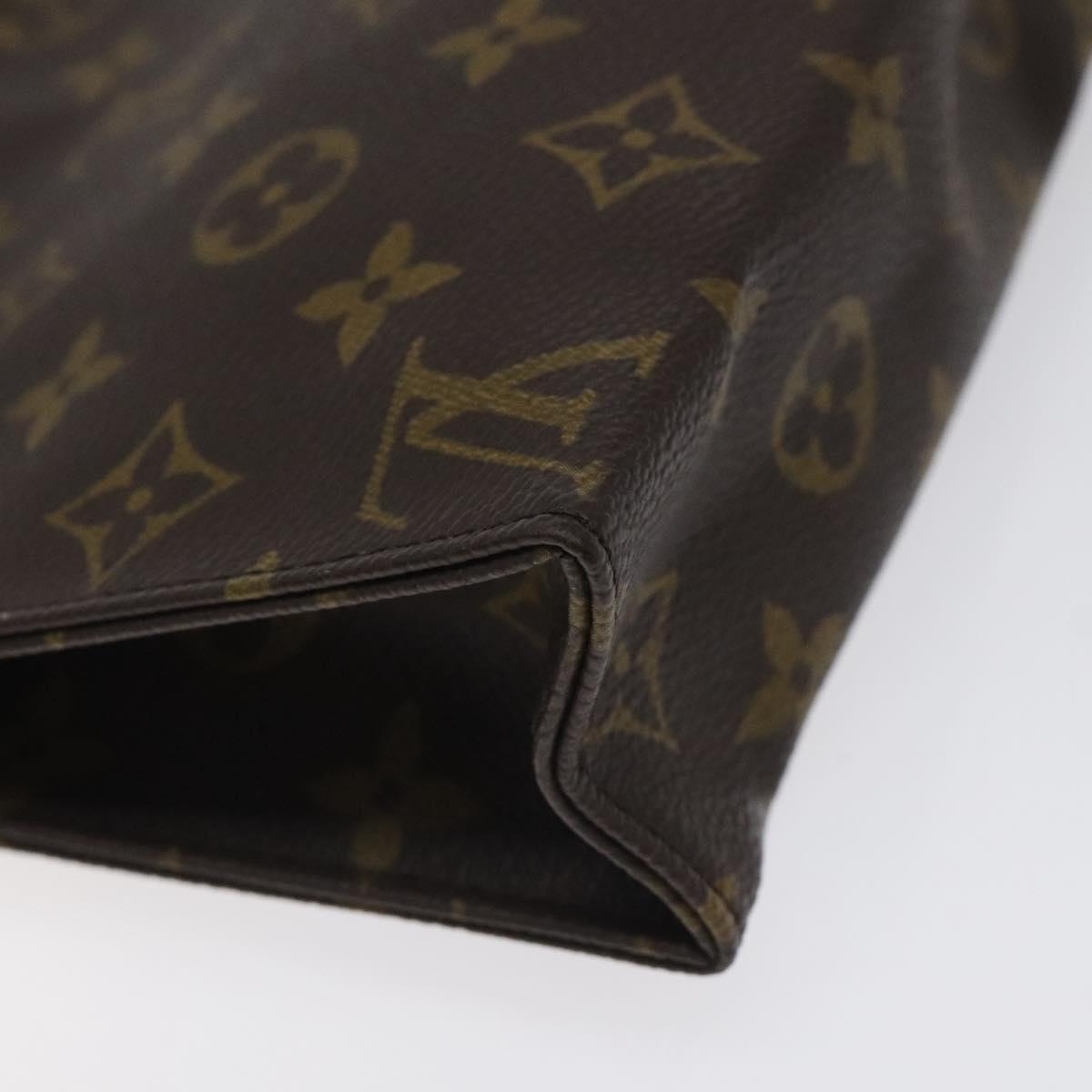 LOUIS VUITTON Monogram Poche Toilette 19 Pouch M47544 LV Auth 128259