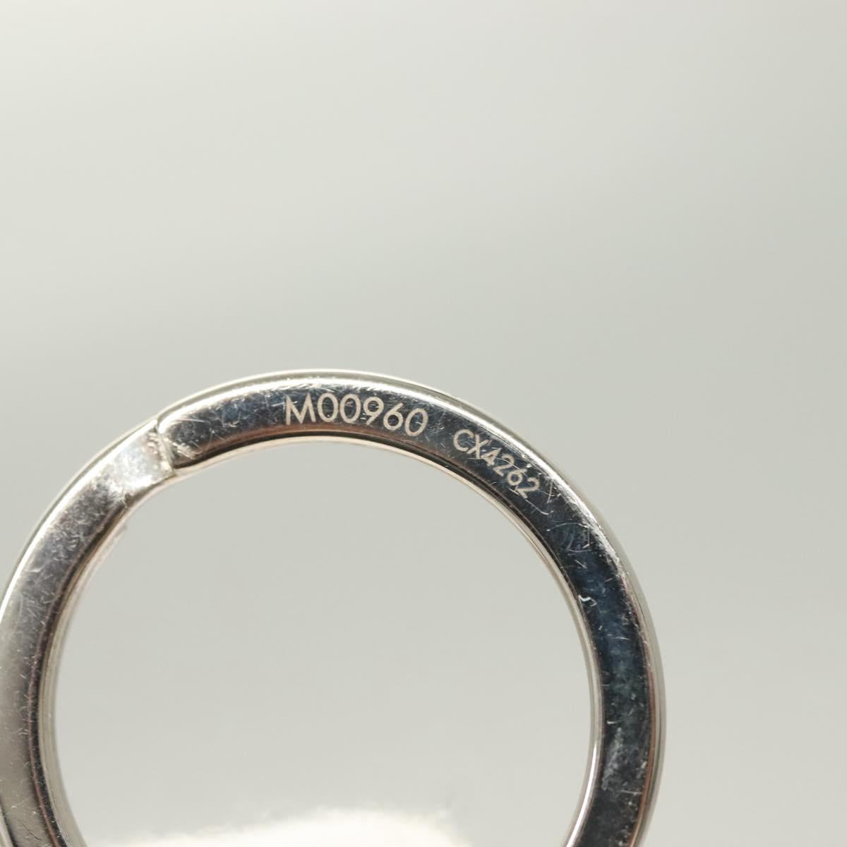 LOUIS VUITTON Sporty Car Vivienne Key Ring Leather Black M00960 LV Auth 128266