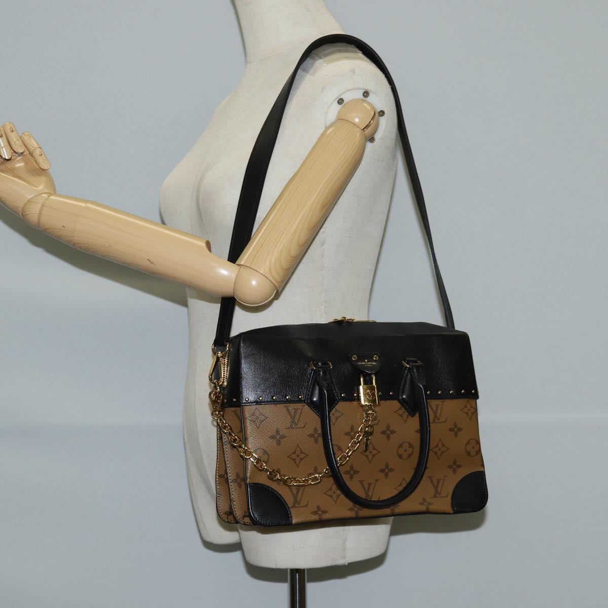 LOUIS VUITTON Monogram Reverse Citymar Hand Bag M43595 LV Auth 128275M