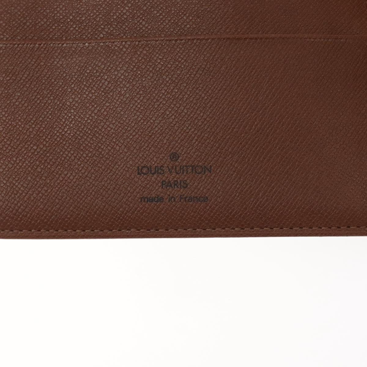 LOUIS VUITTON Monogram Agenda MM Day Planner Cover R20105 LV Auth 128293