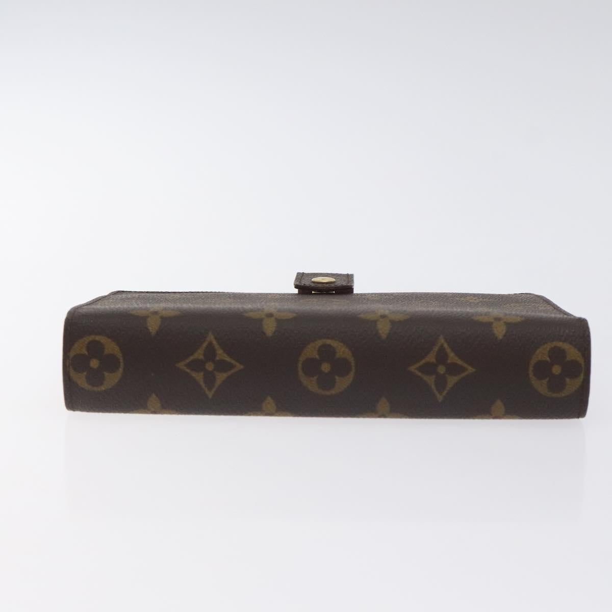 LOUIS VUITTON Monogram Agenda MM Day Planner Cover R20105 LV Auth 128293