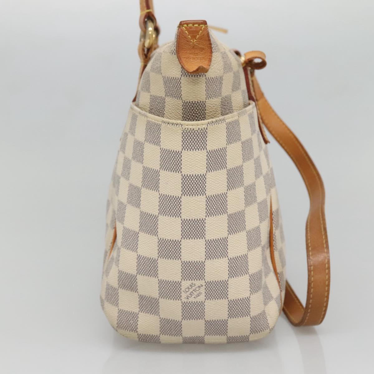 LOUIS VUITTON Damier Azur Totally PM Tote Bag N51261 LV Auth 128297