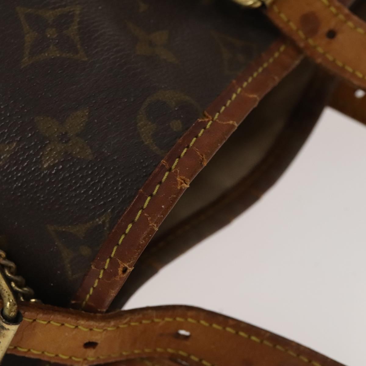 LOUIS VUITTON Monogram Bucket GM Shoulder Bag M42236 LV Auth 128303