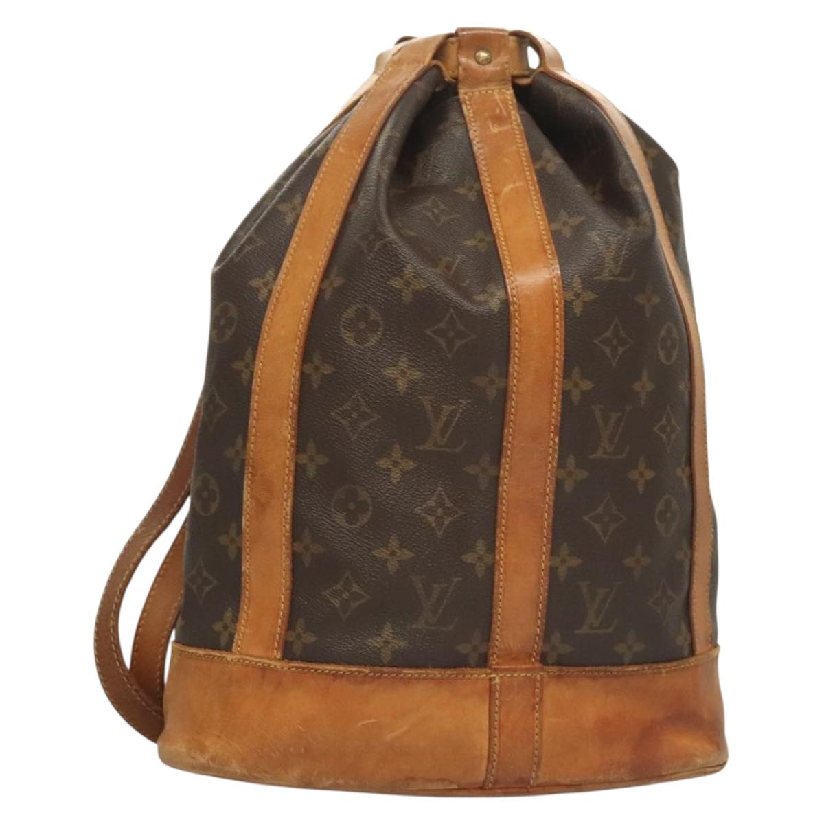 LOUIS VUITTON Monogram Randonnee PM Shoulder Bag M42243 LV Auth 128309