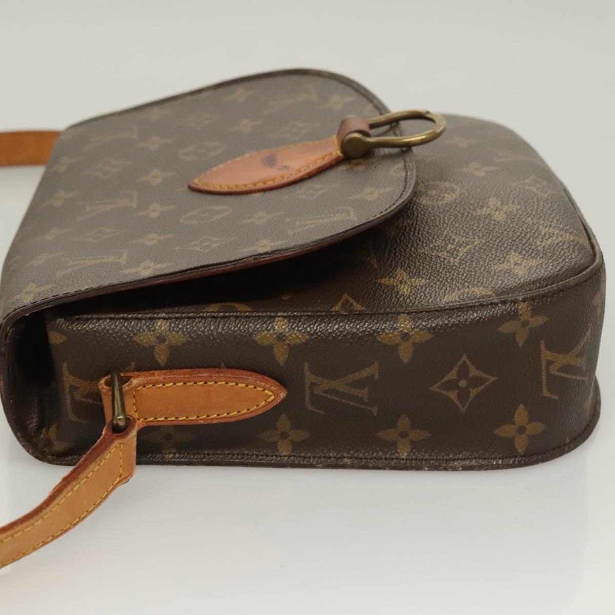 LOUIS VUITTON Monogram Saint Cloud GM Shoulder Bag M51242 LV Auth 128340