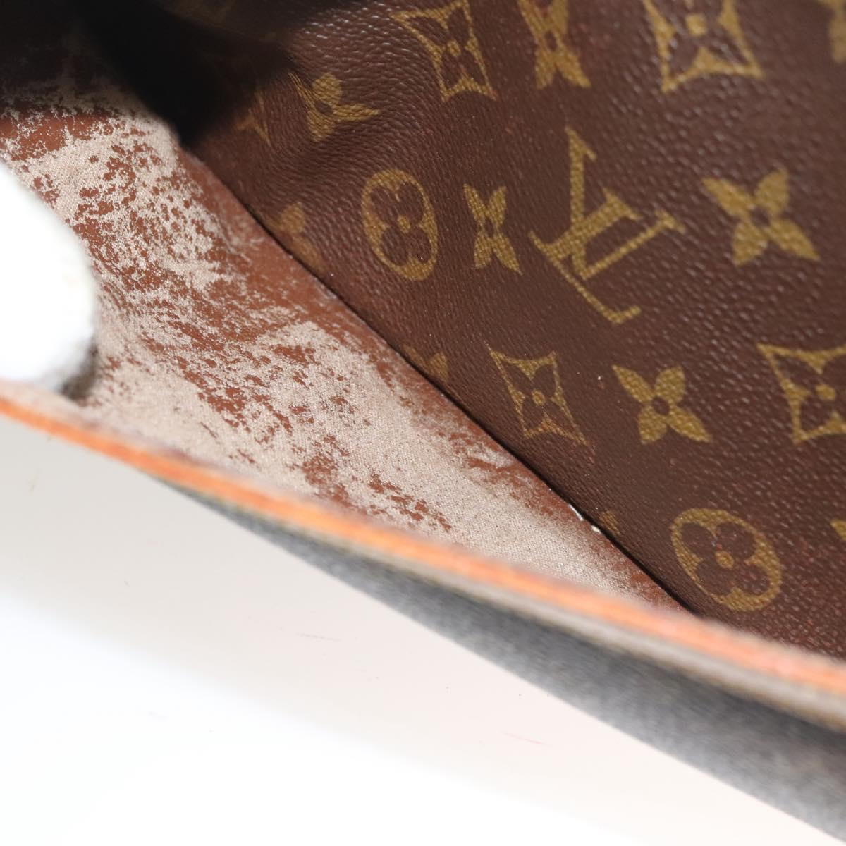 LOUIS VUITTON Monogram Compiegne 28 Clutch Bag M51845 LV Auth 128343