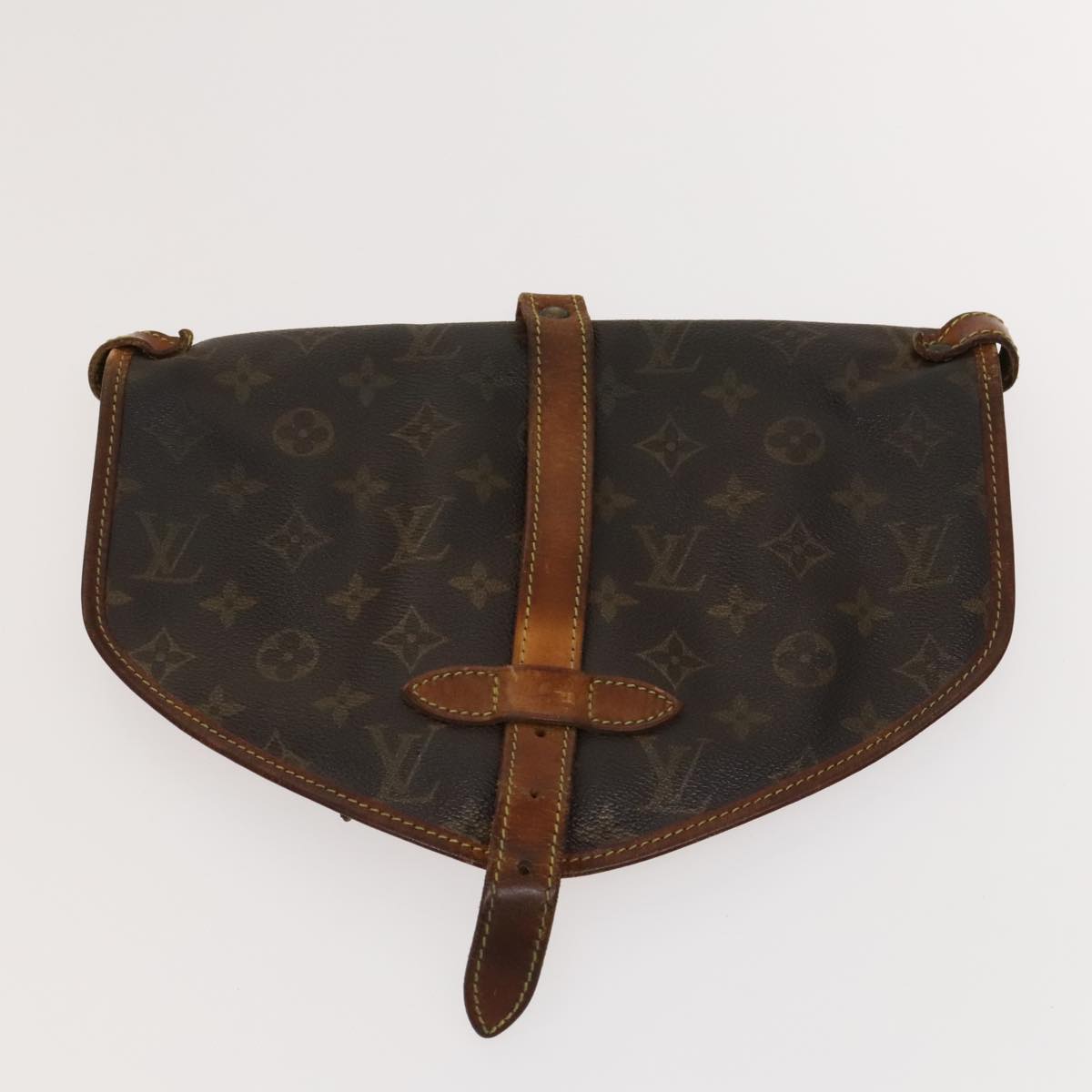 LOUIS VUITTON Monogram Saumur 30 Shoulder Bag M42256 LV Auth 128344