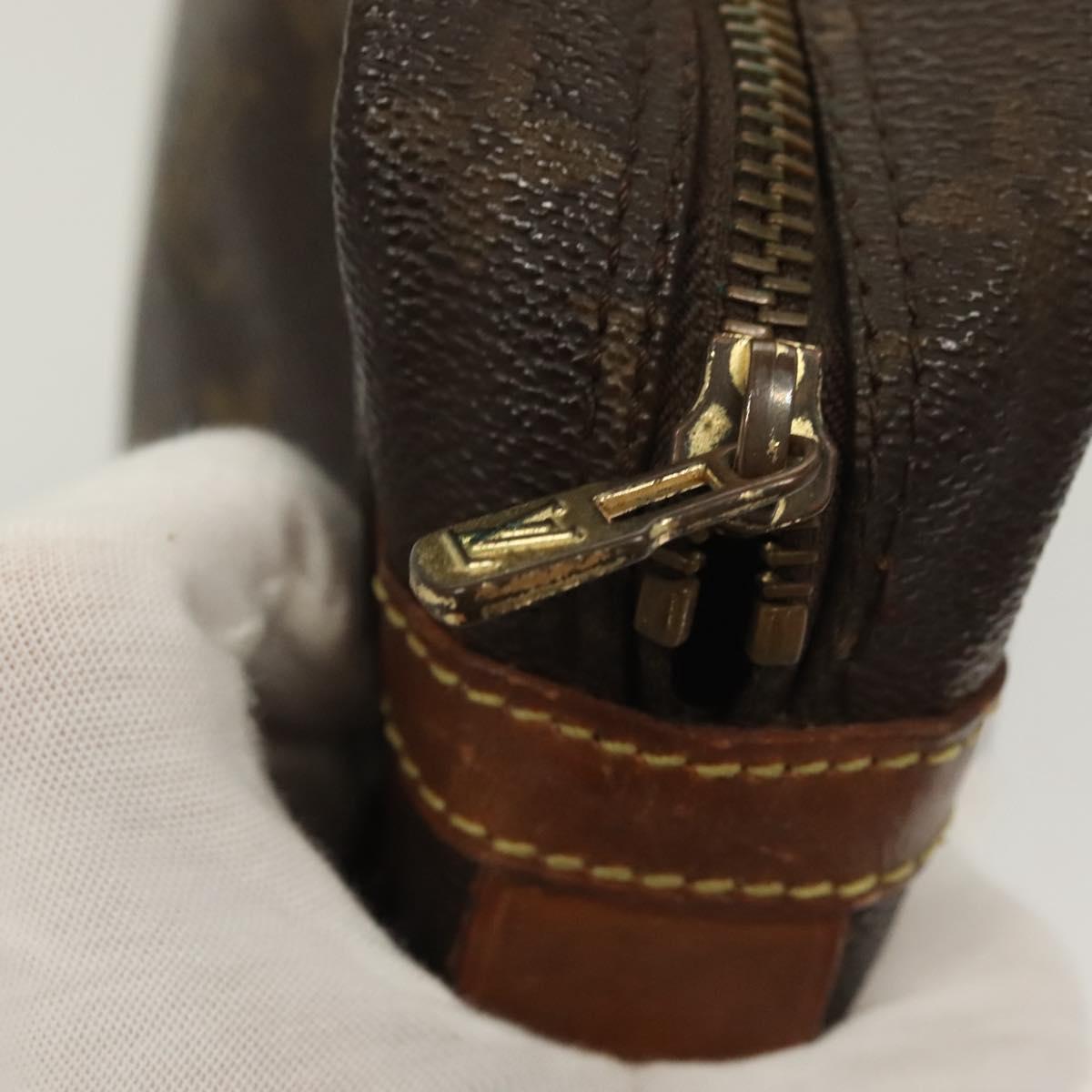 LOUIS VUITTON Monogram Compiegne 28 Clutch Bag M51845 LV Auth 128348