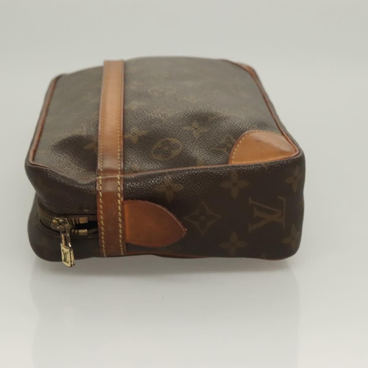 LOUIS VUITTON Monogram Compiegne 28 Clutch Bag M51845 LV Auth 128348