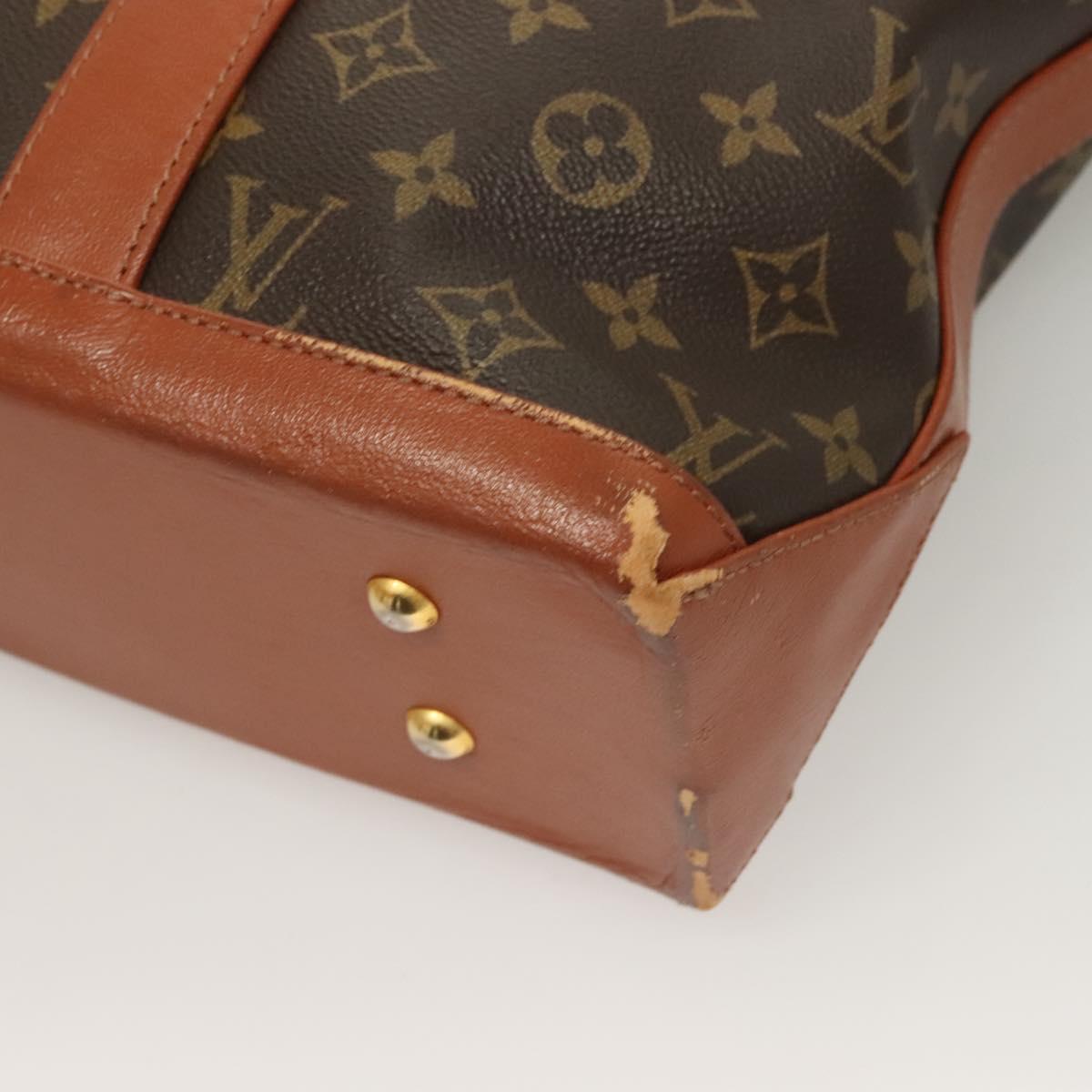 LOUIS VUITTON Monogram Sac Weekend PM Hand Bag M42425 LV Auth 128351
