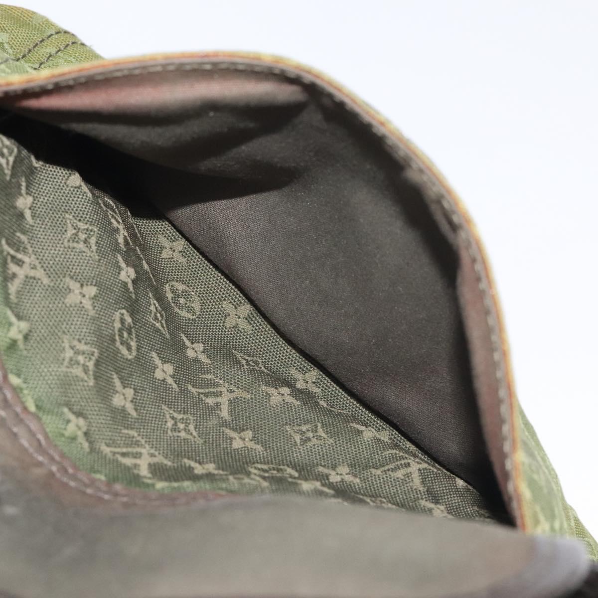 LOUIS VUITTON Monogram Mini Sac Marie Kate Bag TST Khaki M92507 LV Auth 128367