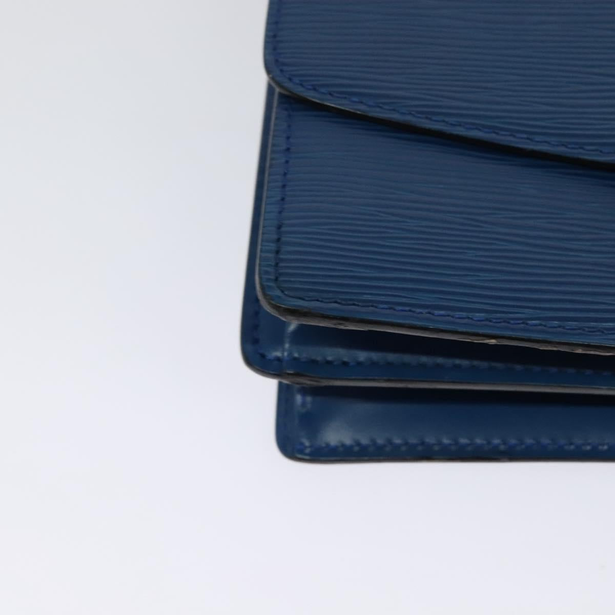 LOUIS VUITTON Epi Grenel Shoulder Bag Blue M52362 LV Auth 128369