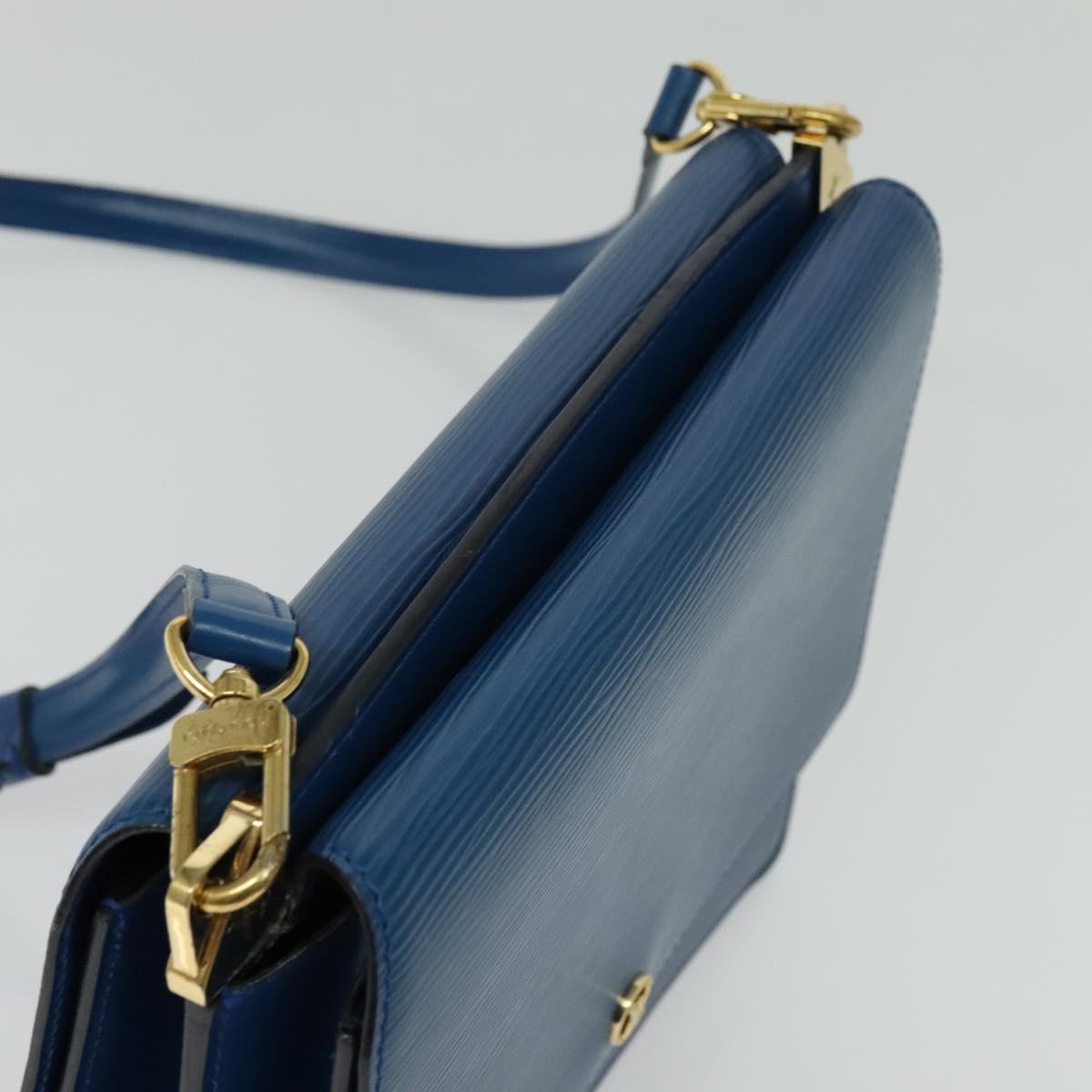 LOUIS VUITTON Epi Grenel Shoulder Bag Blue M52362 LV Auth 128369