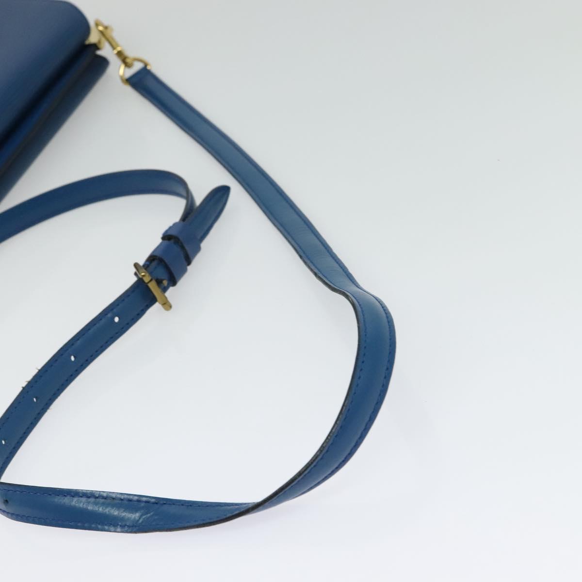 LOUIS VUITTON Epi Grenel Shoulder Bag Blue M52362 LV Auth 128369