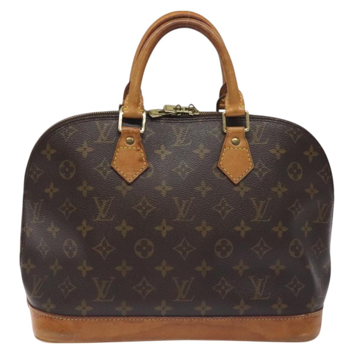 LOUIS VUITTON Monogram Alma Hand Bag M51130 LV Auth 128389