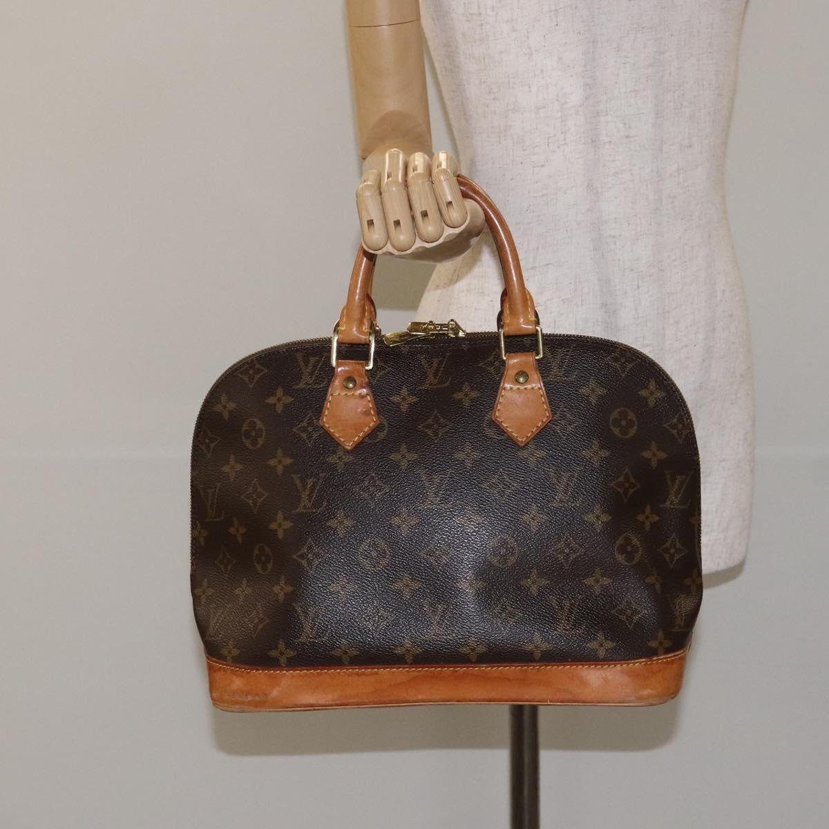 LOUIS VUITTON Monogram Alma Hand Bag M51130 LV Auth 128389