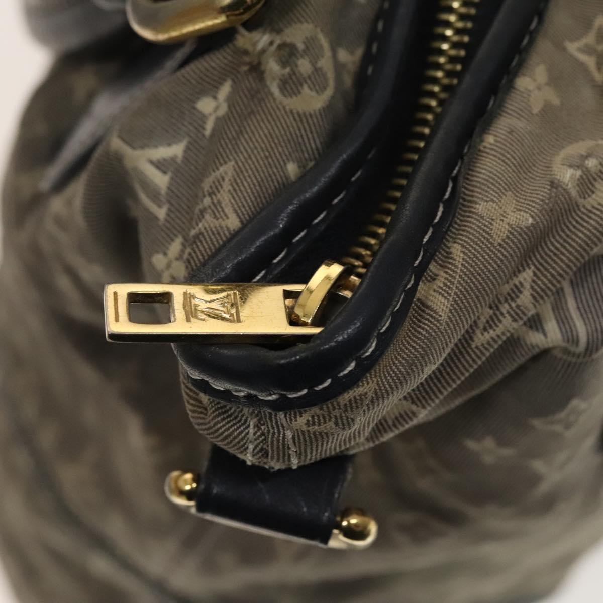 LOUIS VUITTON Monogram Idylle Elegy 2way Shoulder Bag Navy M56697 LV Auth 128396