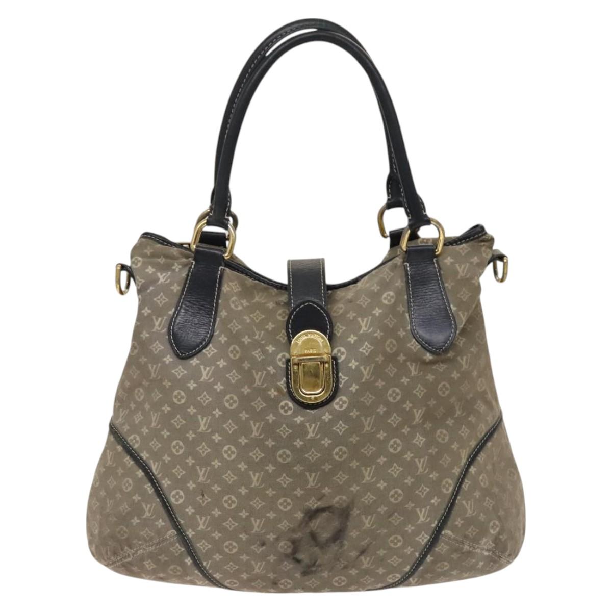 LOUIS VUITTON Monogram Idylle Elegy 2way Shoulder Bag Navy M56697 LV Auth 128396