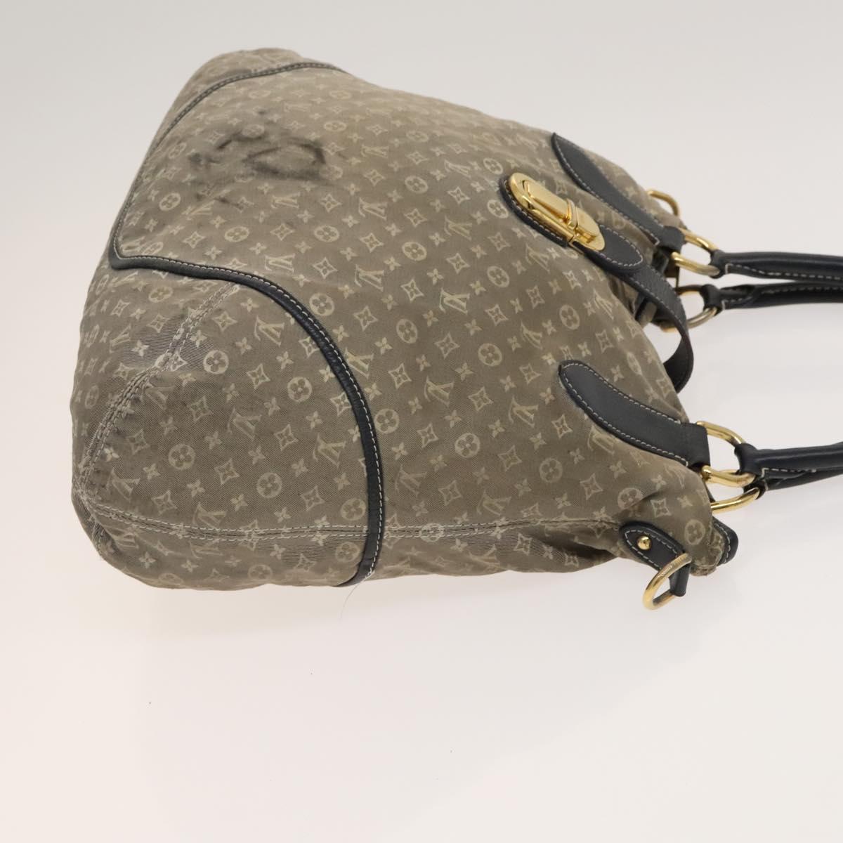 LOUIS VUITTON Monogram Idylle Elegy 2way Shoulder Bag Navy M56697 LV Auth 128396