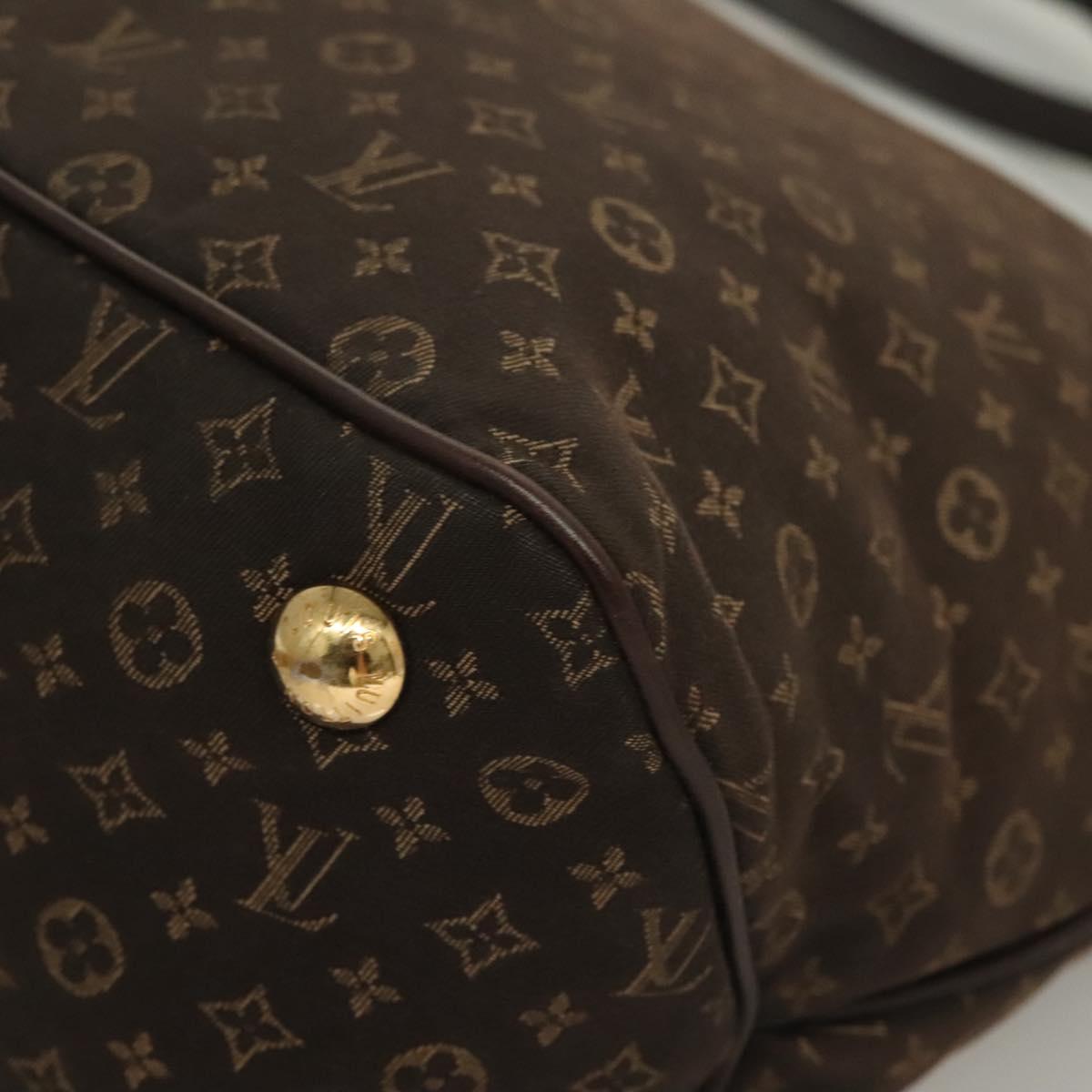 LOUIS VUITTON Monogram Idylle Ballad PM Tote Bag Dark Brown M40573 Auth 128397