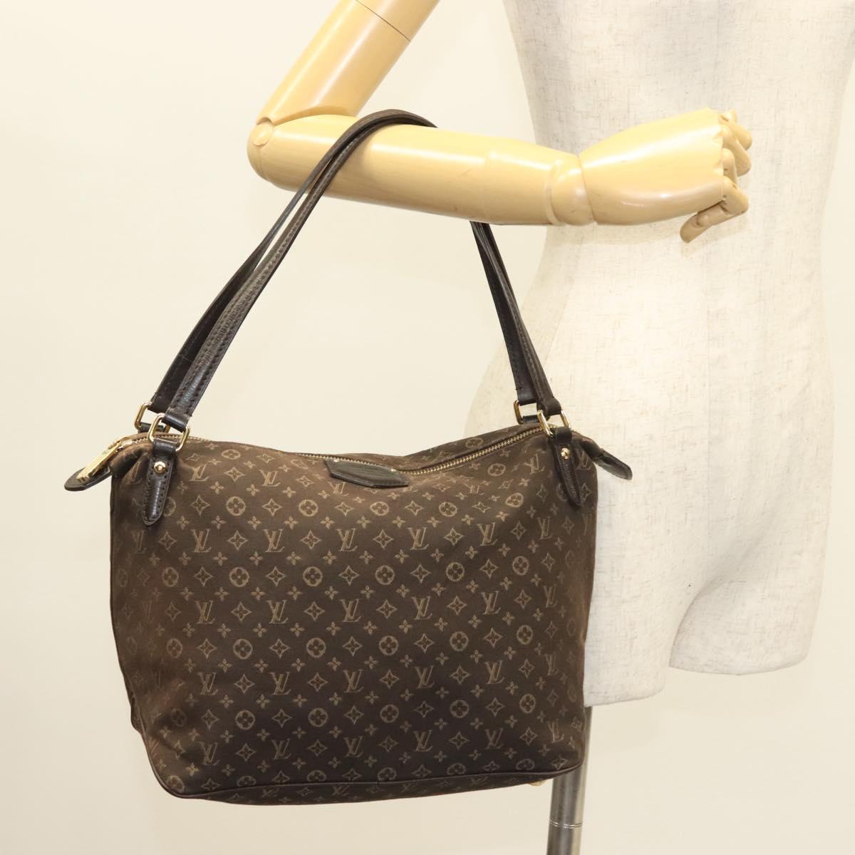 LOUIS VUITTON Monogram Idylle Ballad PM Tote Bag Dark Brown M40573 Auth 128397