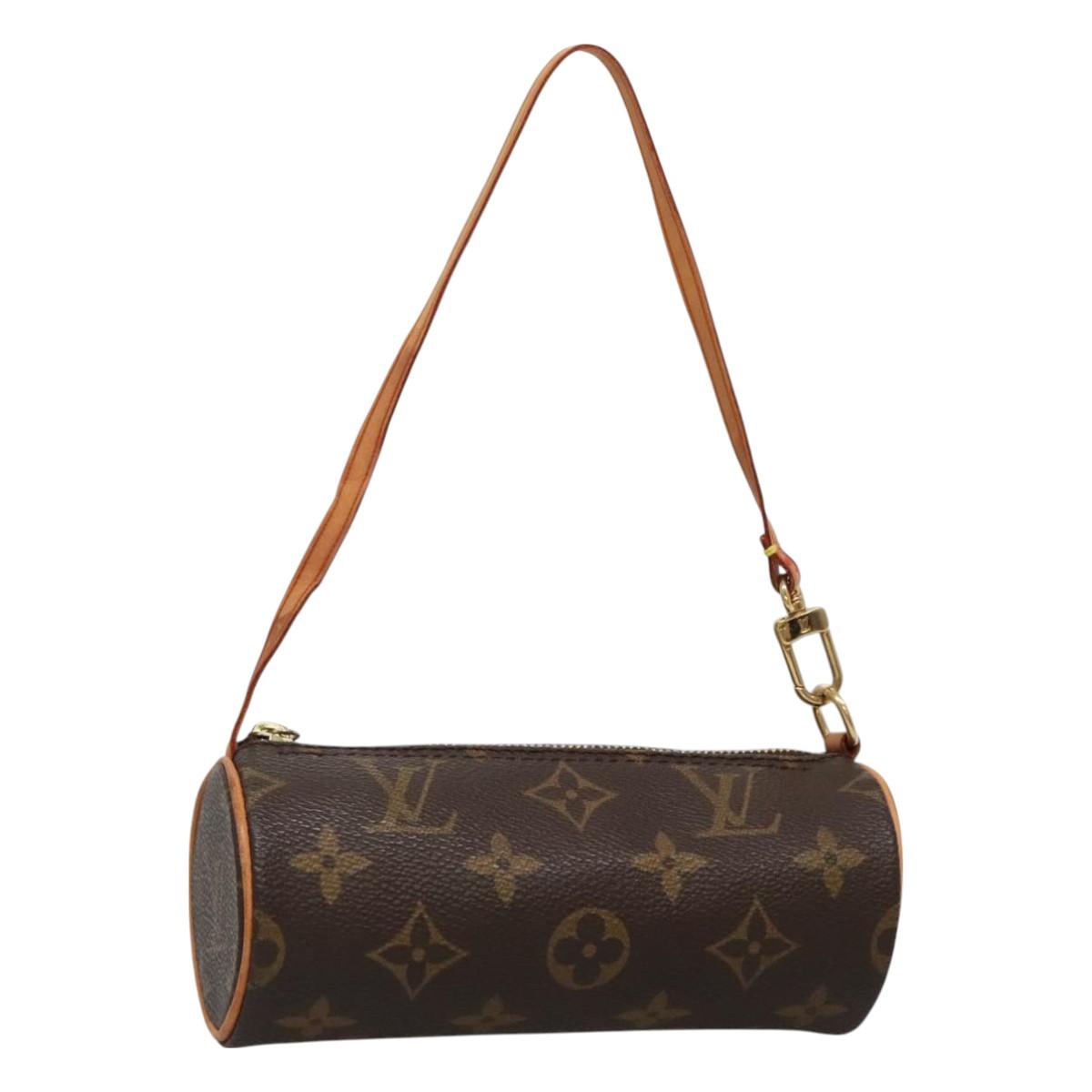 LOUIS VUITTON Monogram Papillon Pouch LV Auth 128411